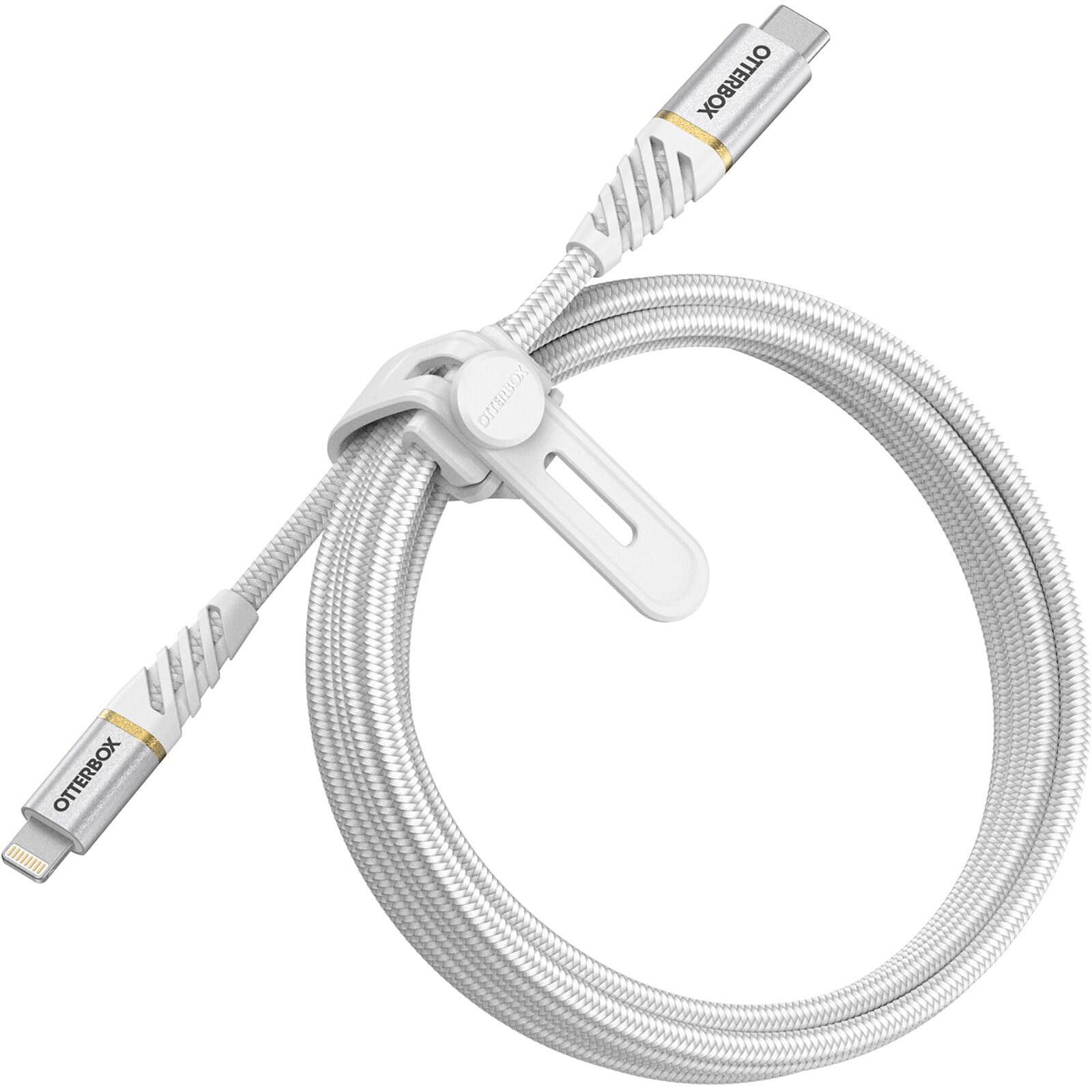 Premium kabel USB-C -> Lightning hvid