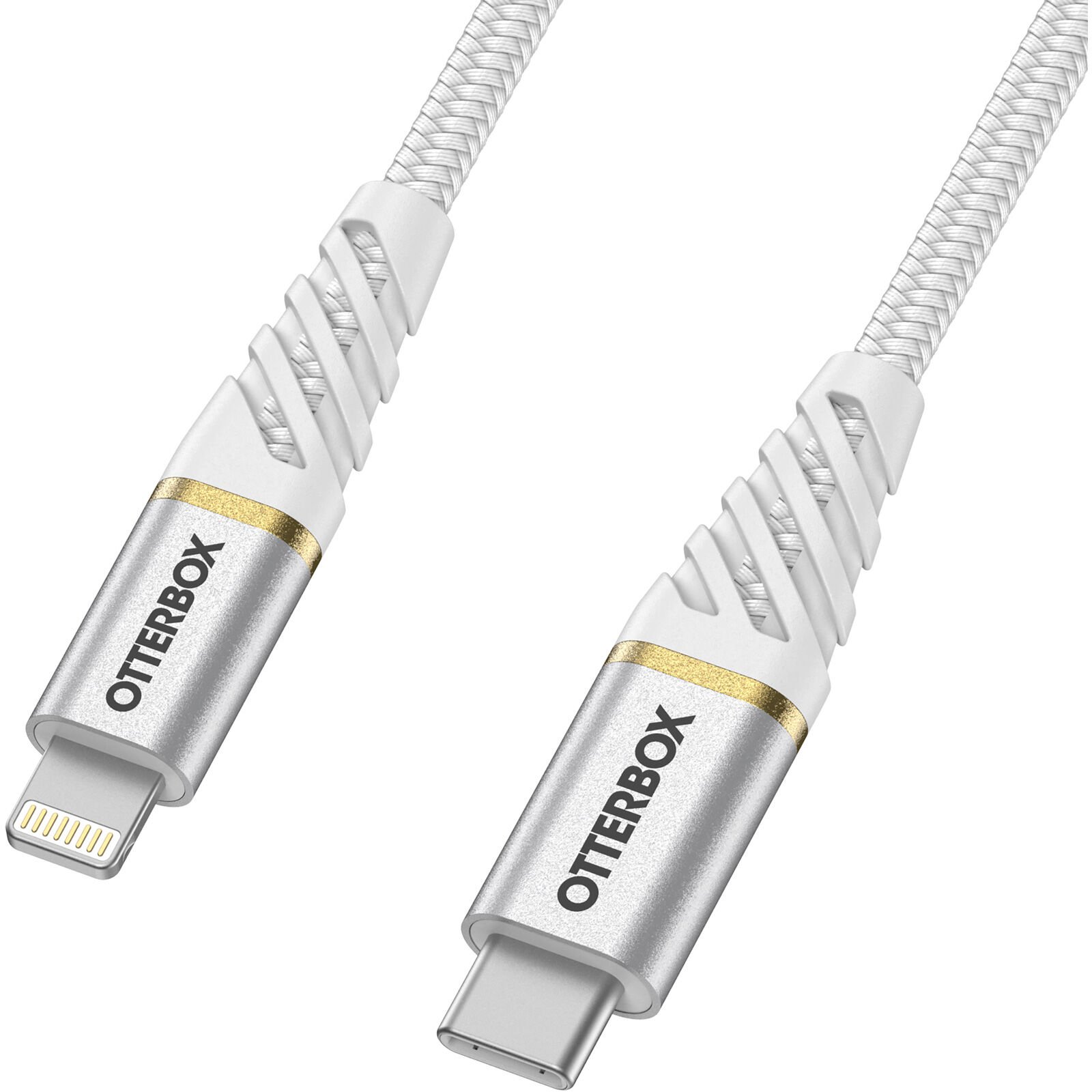 USB-C -> Lightning Kabel 1m Premium Fast Charge hvid