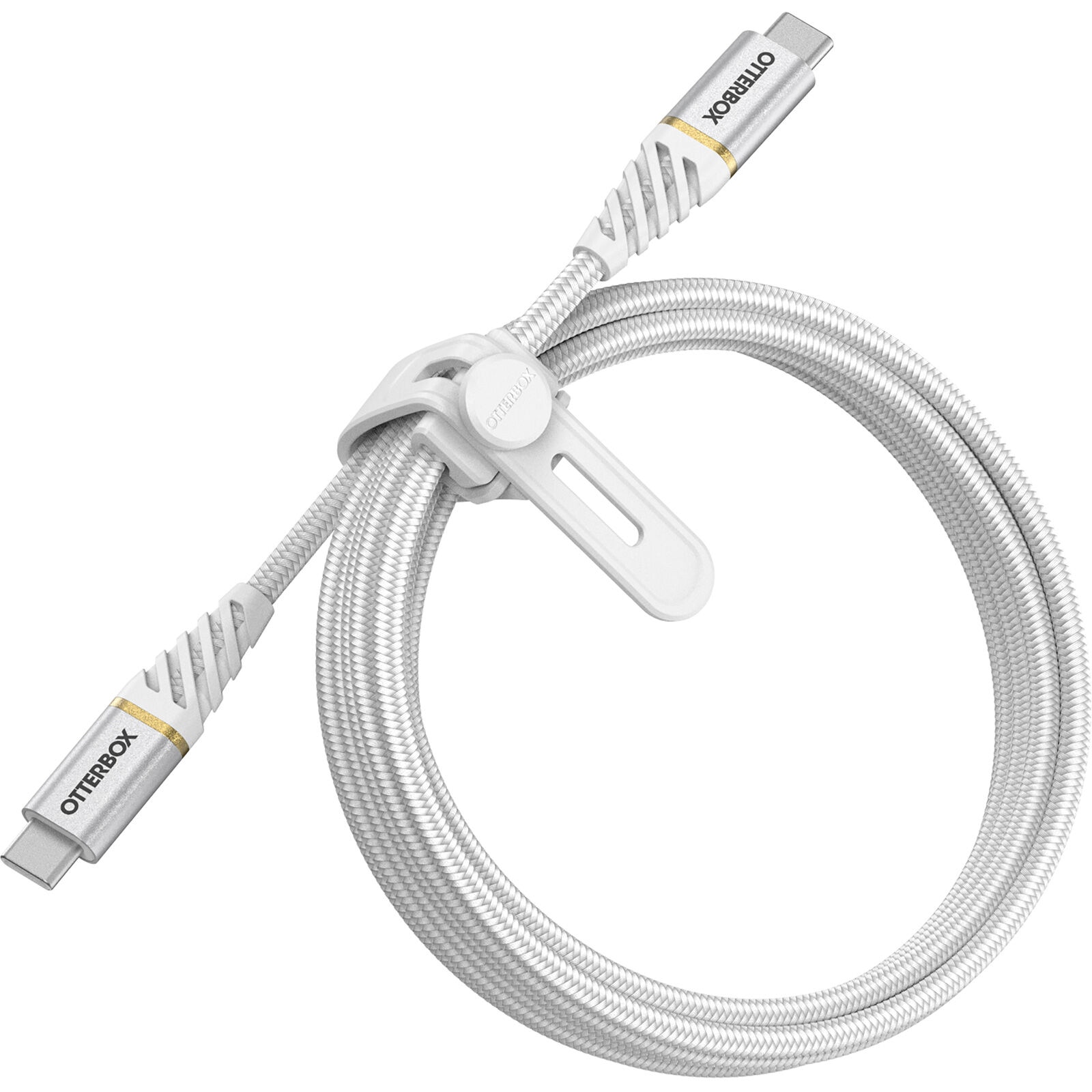 USB-C -> USB-C Kabel 2m Premium Fast Charge hvid