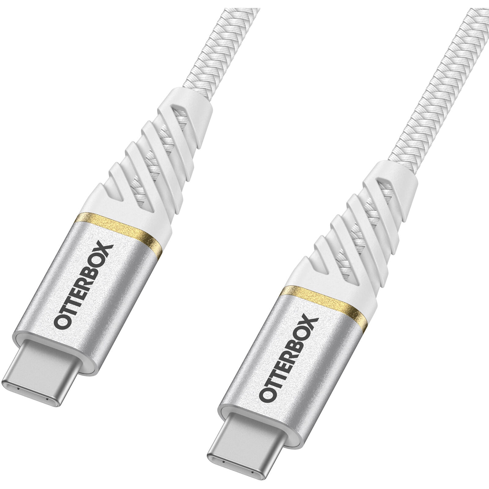 USB-C -> USB-C Kabel 1m Premium Fast Charge hvid