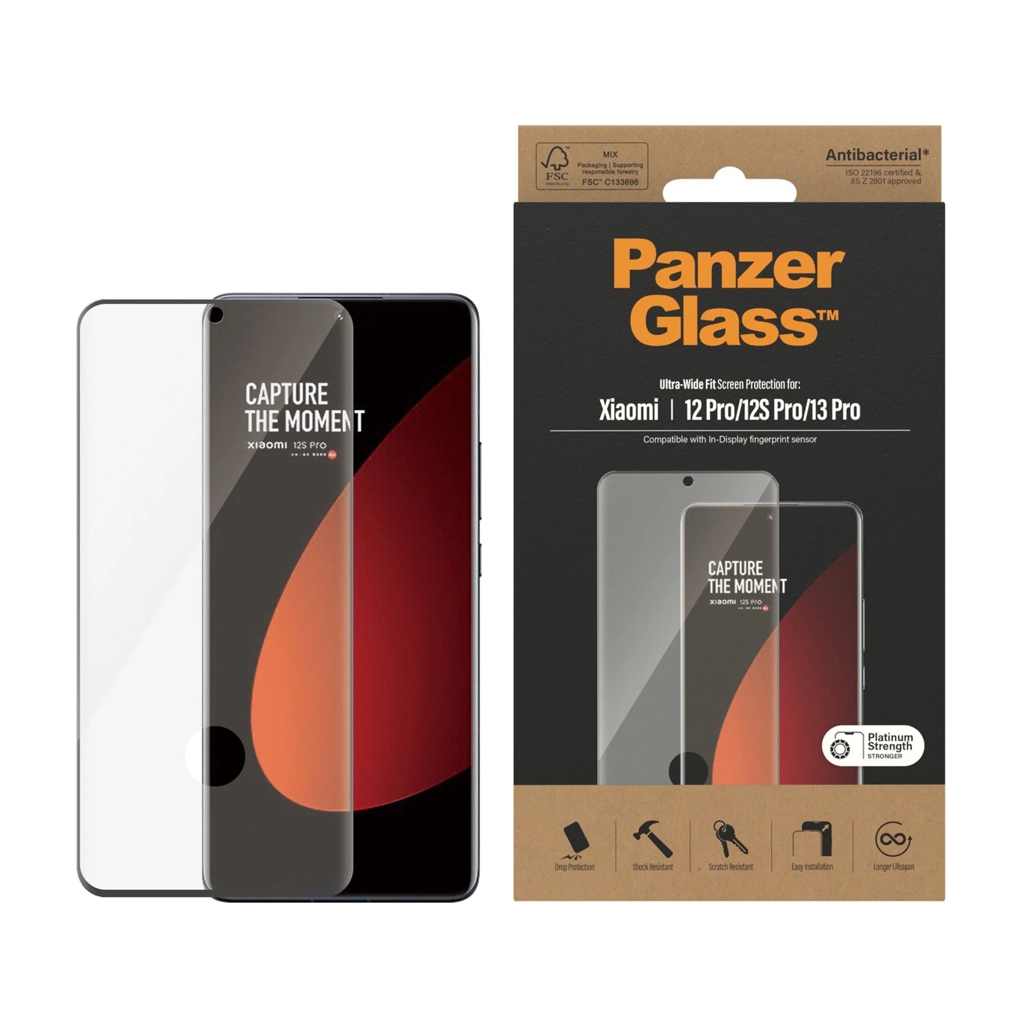 Xiaomi 13 Pro/12 Pro Screen Protector/Skærmbeskyttelse Ultra Wide Fit