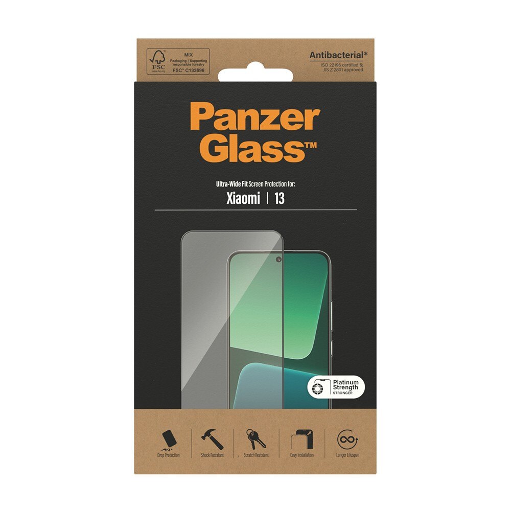 Xiaomi 13 Screen Protector/Skærmbeskyttelse Ultra Wide Fit