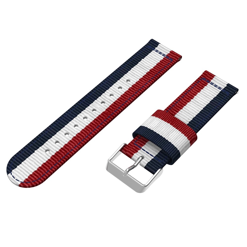 Nylonurrem OnePlus Watch 2 blå/hvid/rød