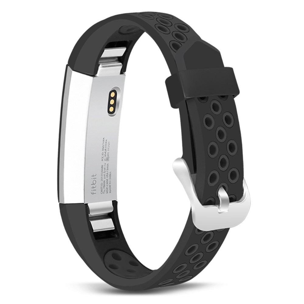 Rem af silikone til Fitbit Alta/Alta HR sort