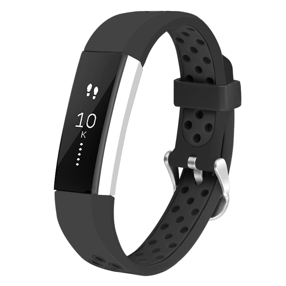 Rem af silikone til Fitbit Alta/Alta HR sort