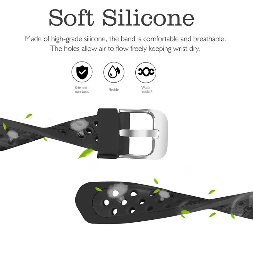 Rem af silikone til Fitbit Alta HR/Alta Sort