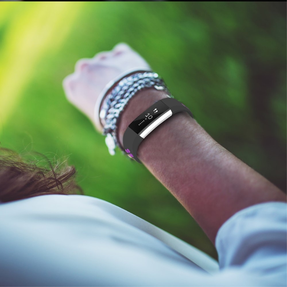 Rem af silikone til Fitbit Alta HR/Alta Sort