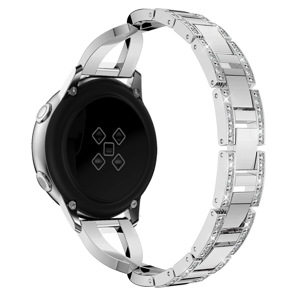 Crystal Bracelet Galaxy Watch 4 40/42/44/46 mm Silver