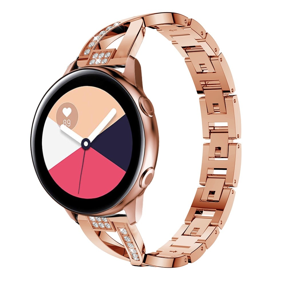 Crystal Bracelet Galaxy Watch 42mm/Active Rose Gold