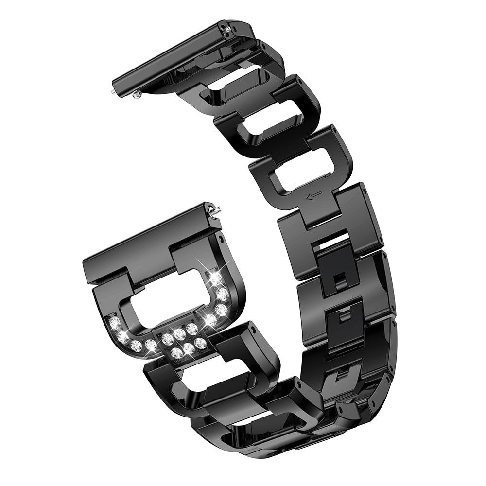 Rhinestone Bracelet Suunto Race Black