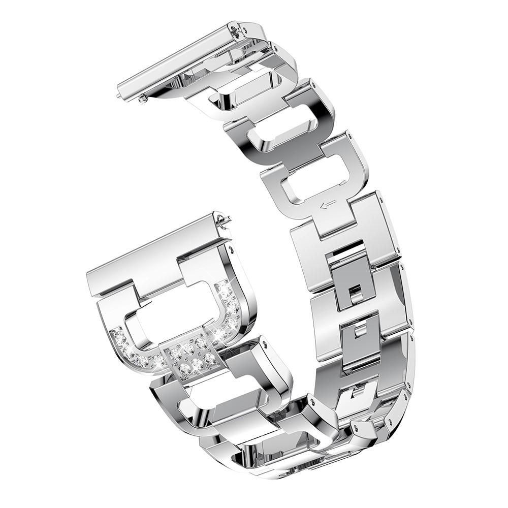 Rhinestone Bracelet Garmin Forerunner 265 Silver