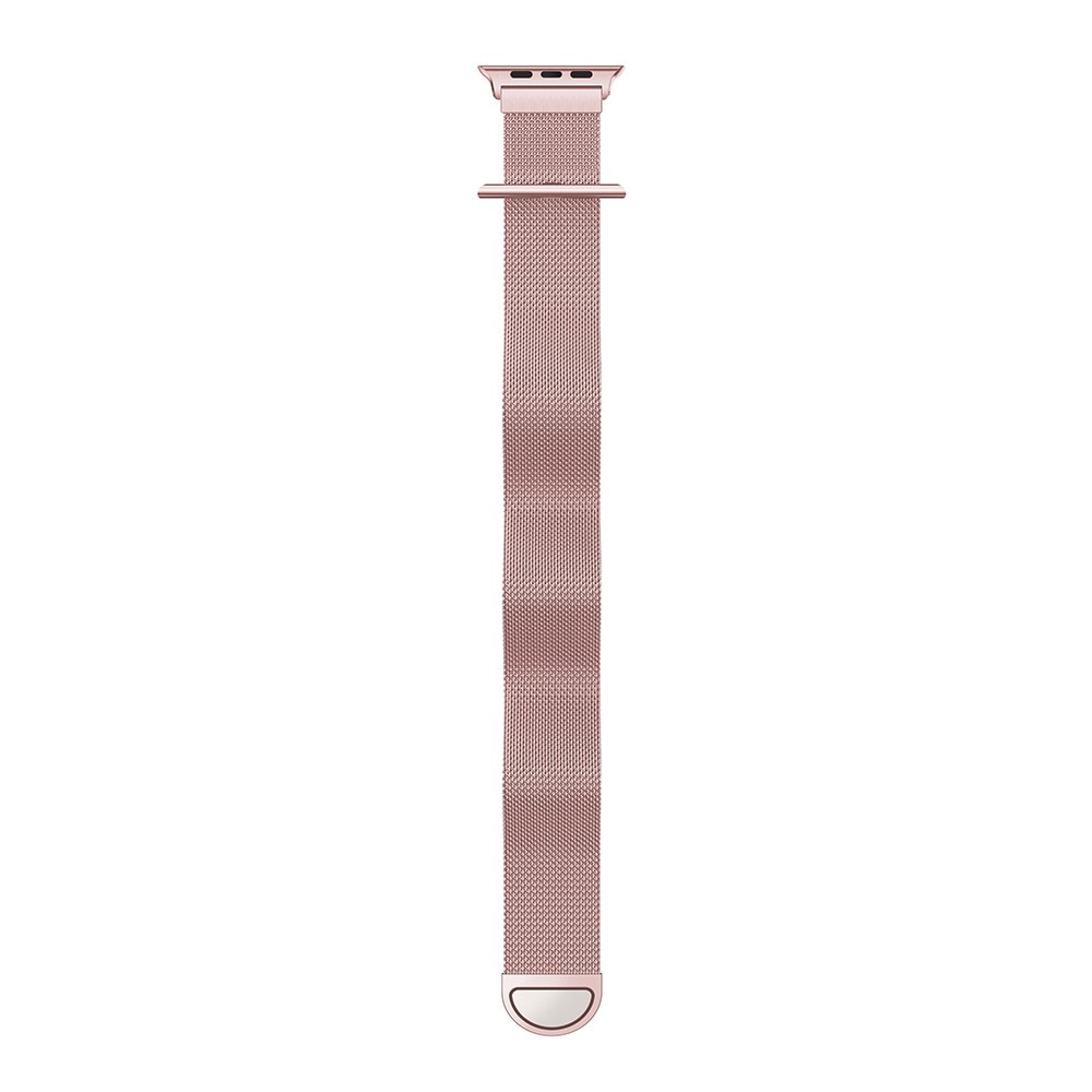 Armbånd Milanese Apple Watch Series 10 46mm Lyserød guld