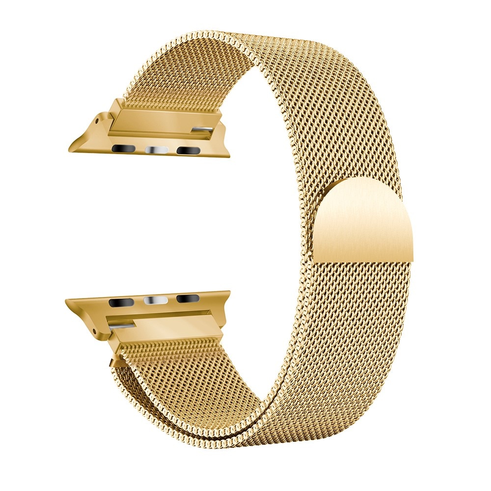 Armbånd Milanese Loop Apple Watch 41mm Series 9 guld