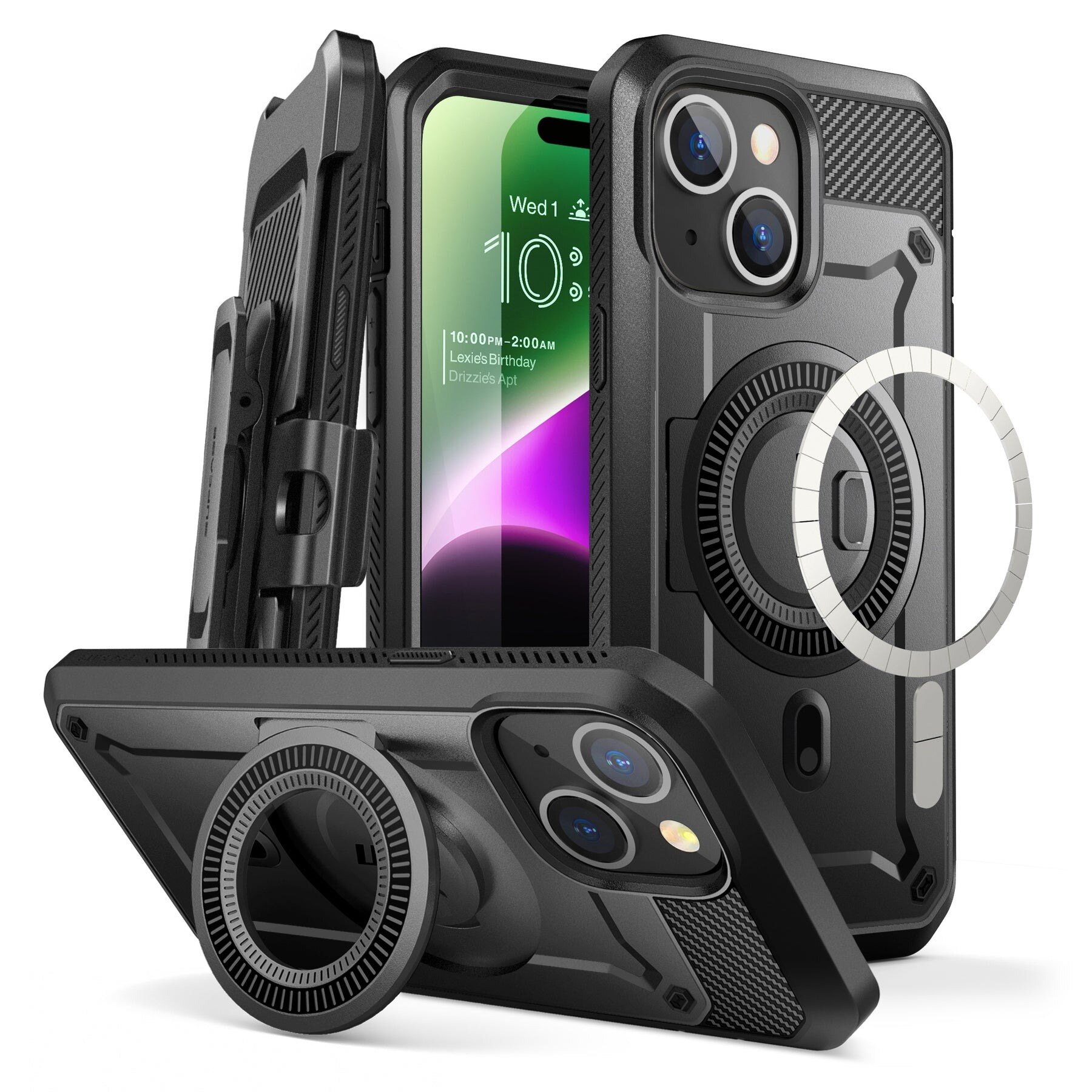 Unicorn Beetle Pro MagSafe Case iPhone 15 Plus Black