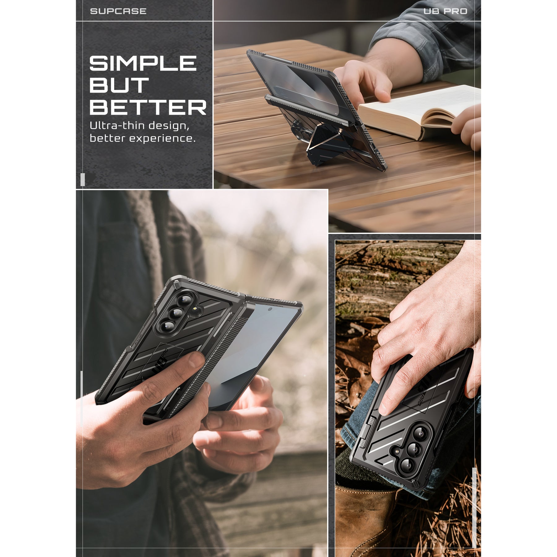 Unicorn Beetle Pro Case Samsung Galaxy Z Fold 7 Black