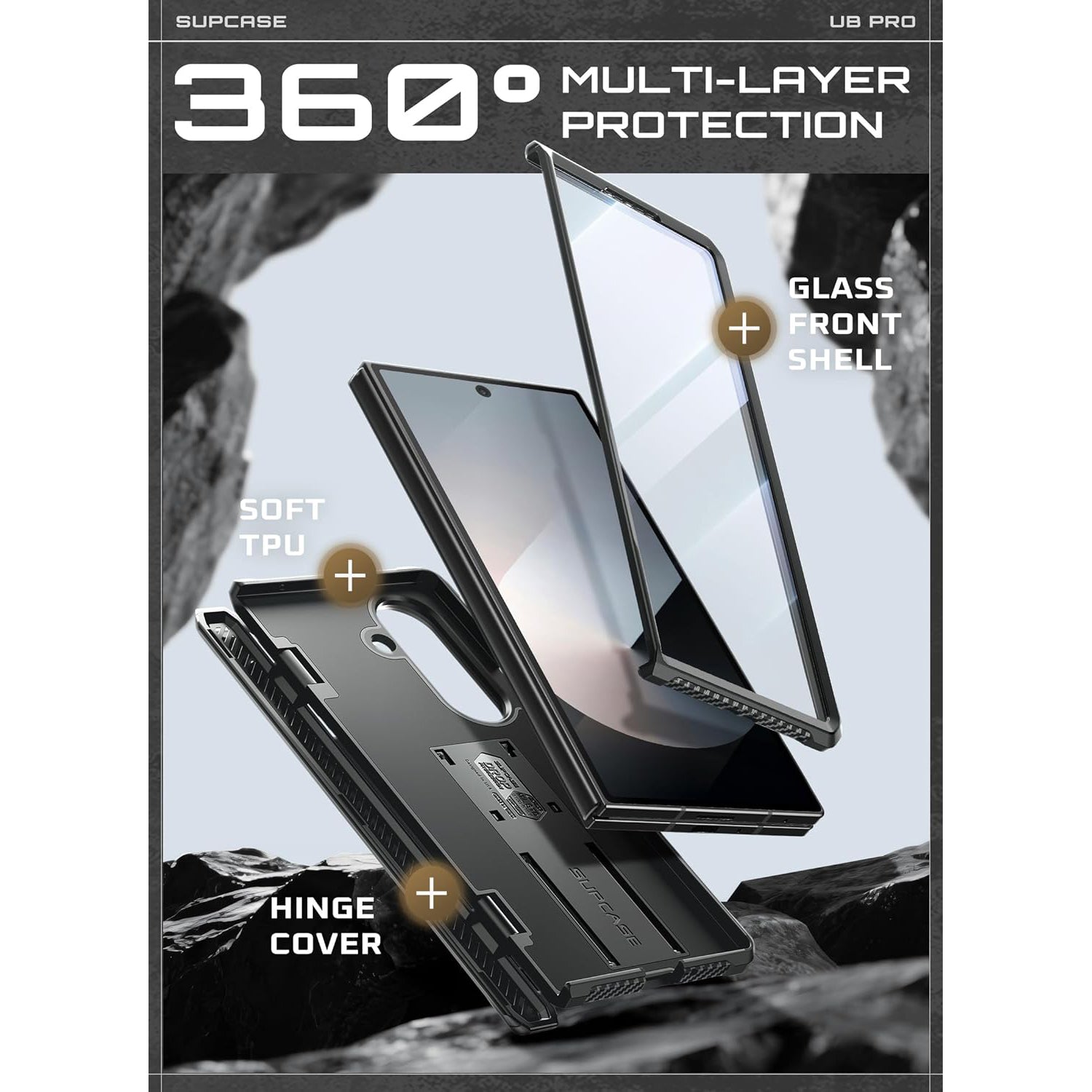Unicorn Beetle Pro Case Samsung Galaxy Z Fold 7 Black