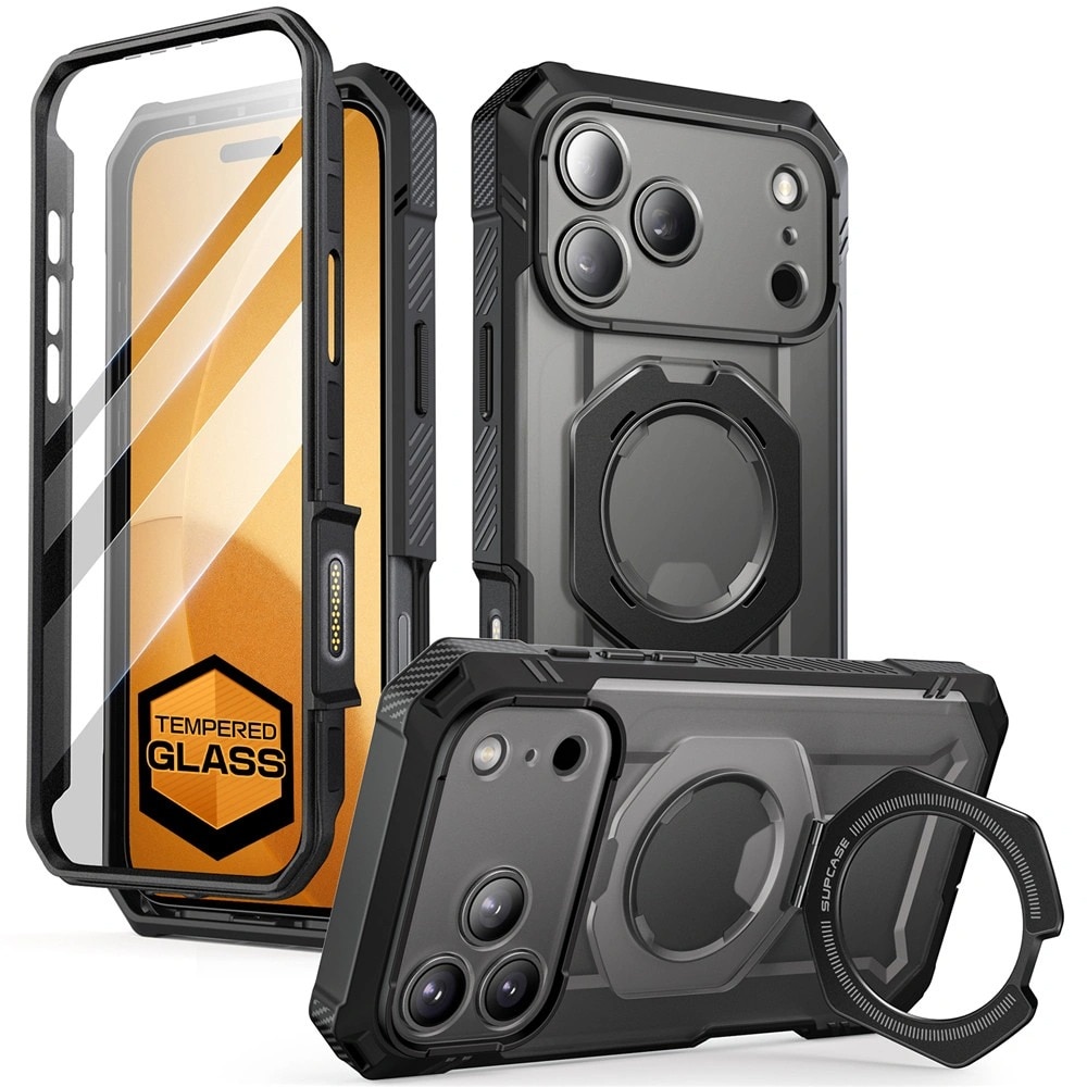Unicorn Beetle Grip Pro MagSafe Cover iPhone 17 Pro sort