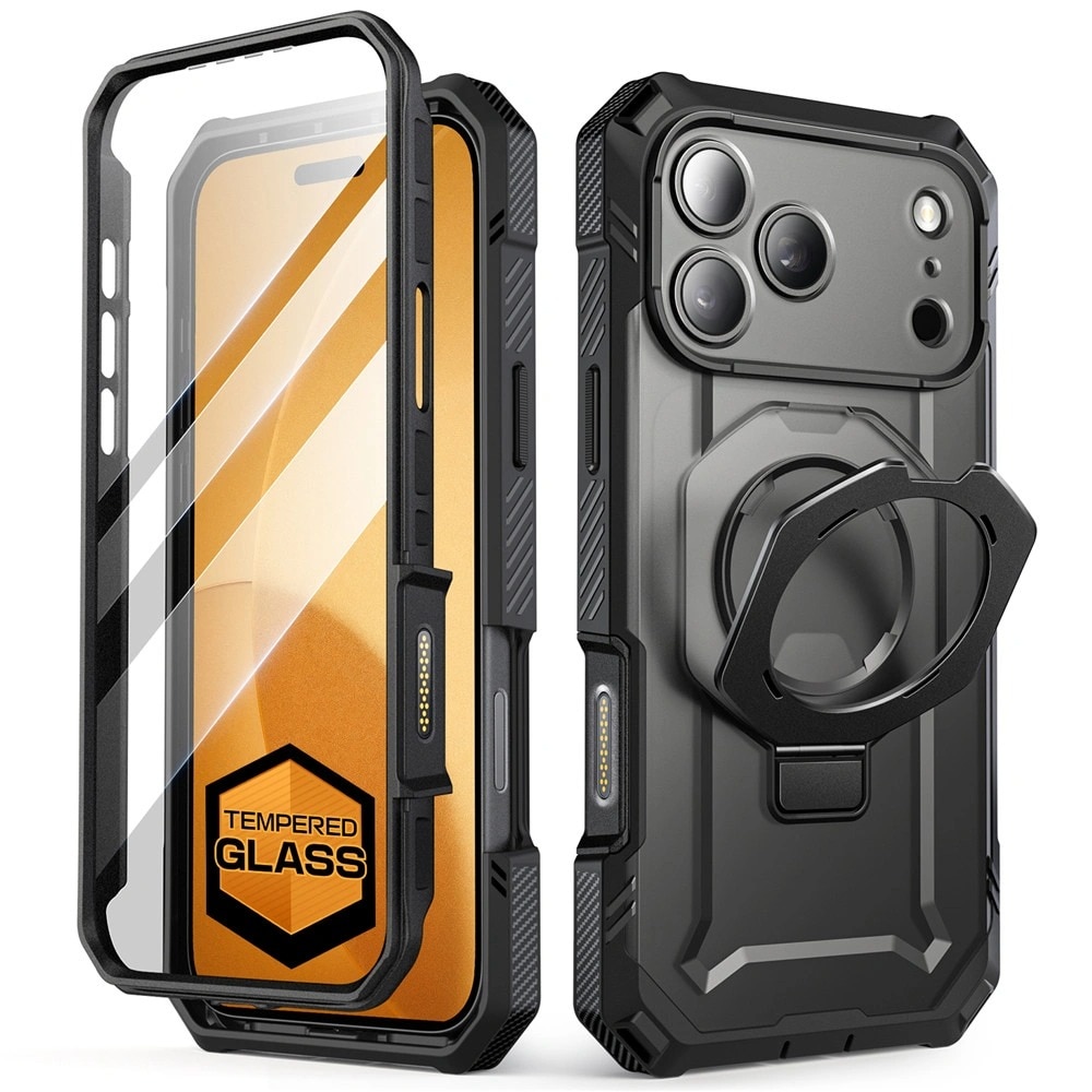 Unicorn Beetle Grip Pro MagSafe Cover iPhone 17 Pro sort