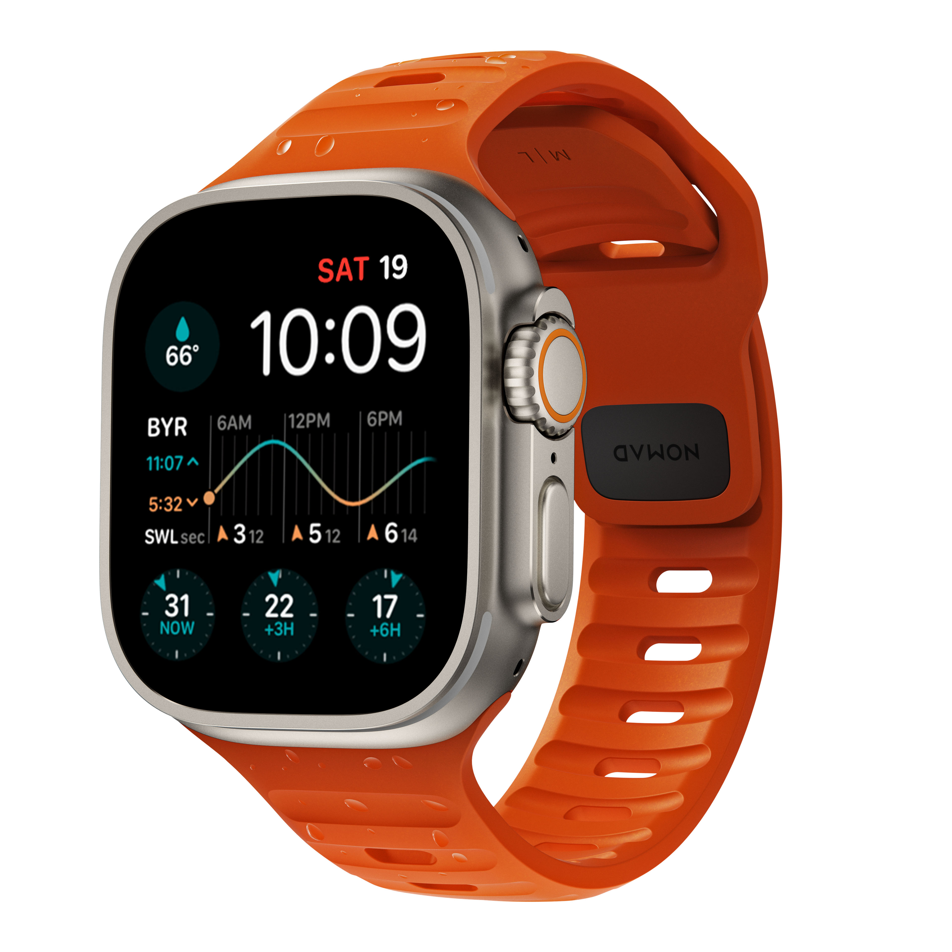 Apple Watch Ultra 49mm Sport Band Ultra Orange