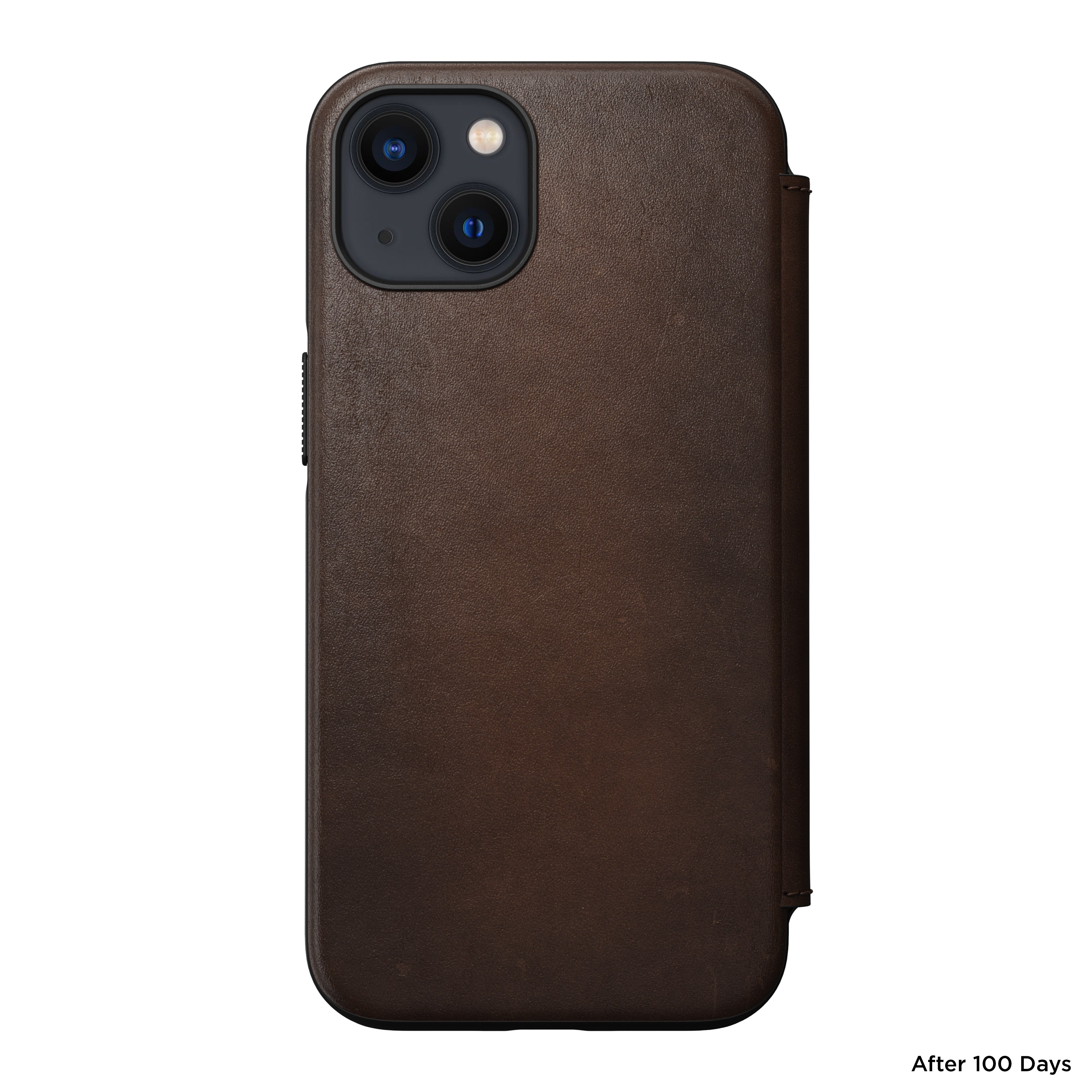 iPhone 13 Modern Horween Leather Folio MagSafe Rustic Brown