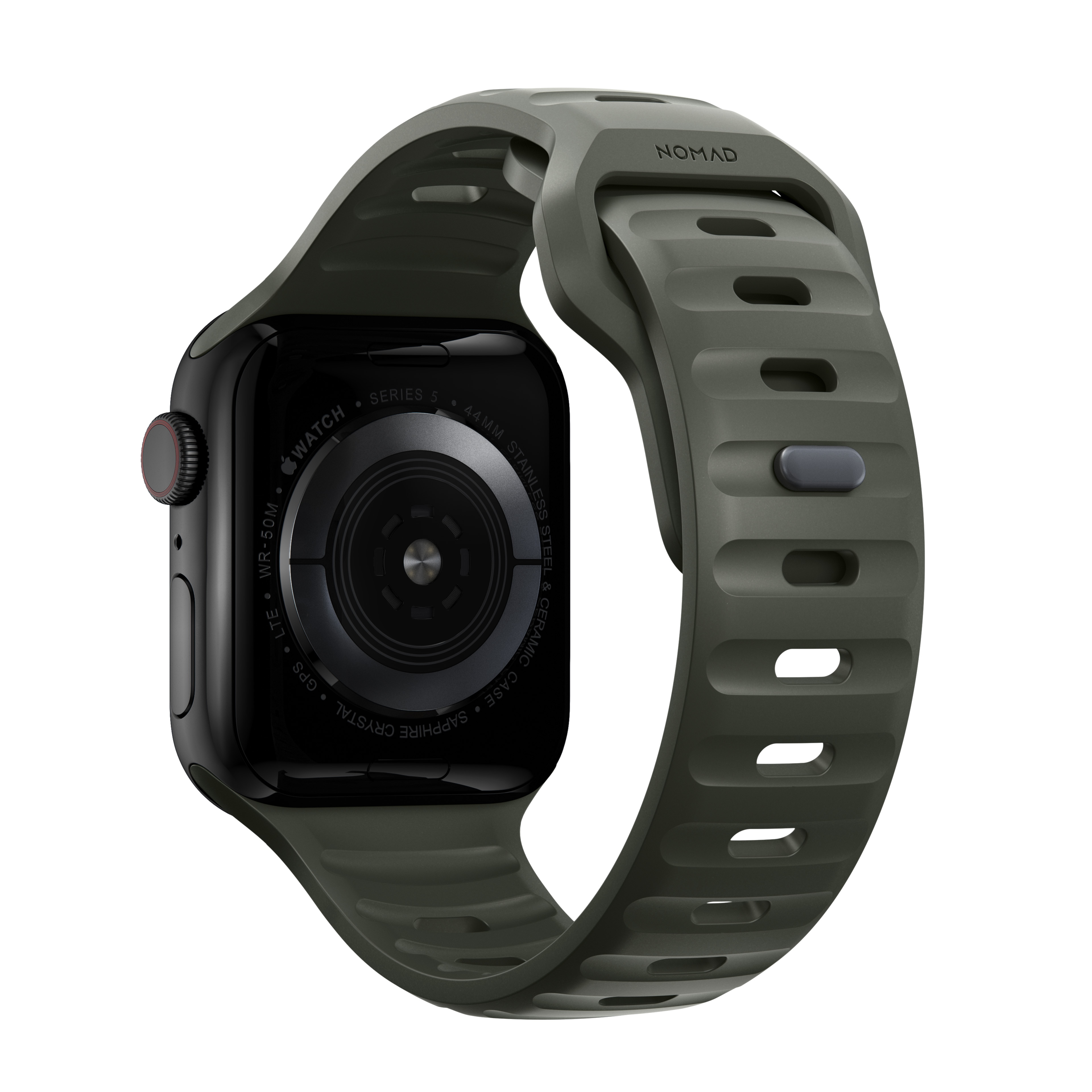 Apple Watch SE 44mm Sport Band Ash Green