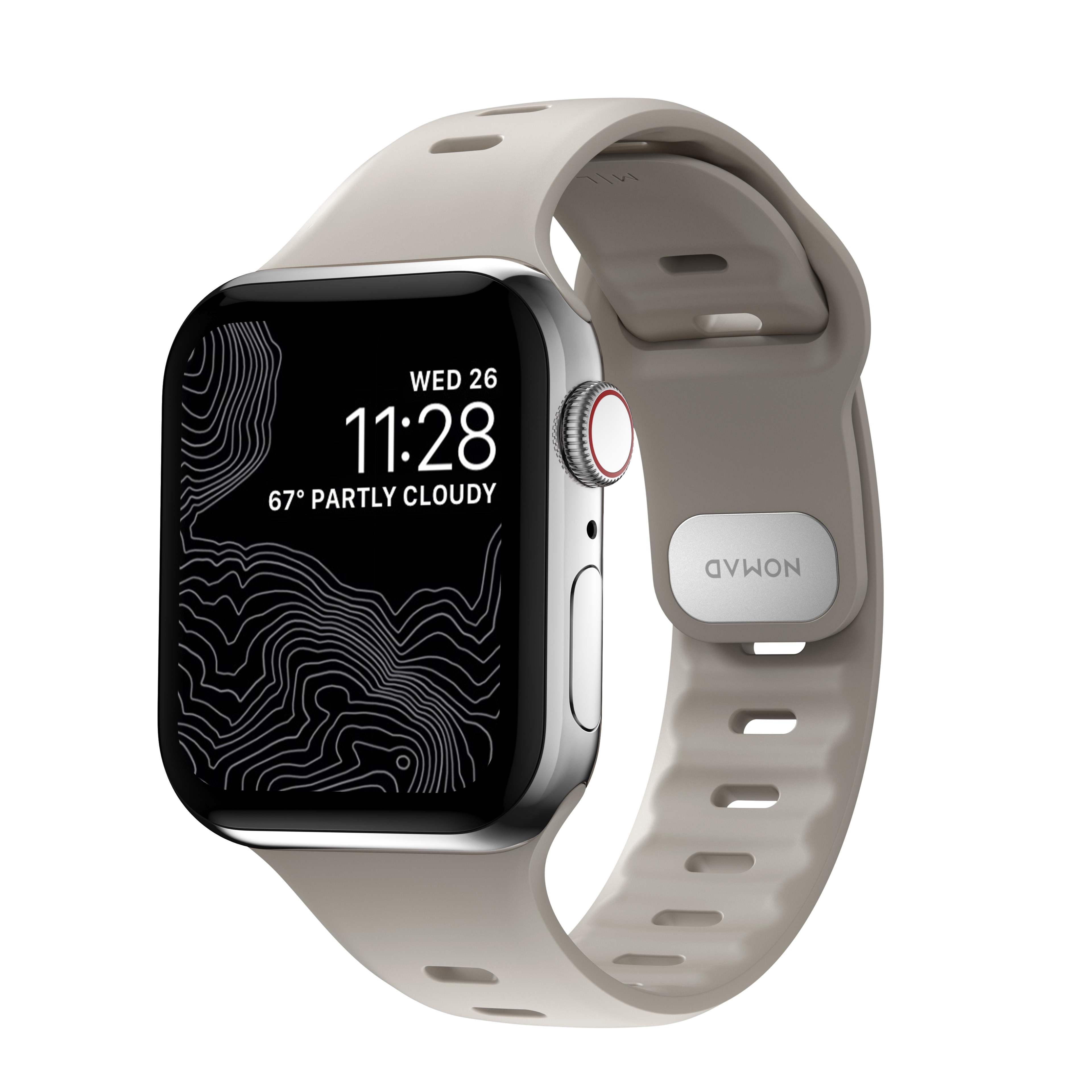 Apple Watch 42/44/45/49 mm Sport Band Slim Bone