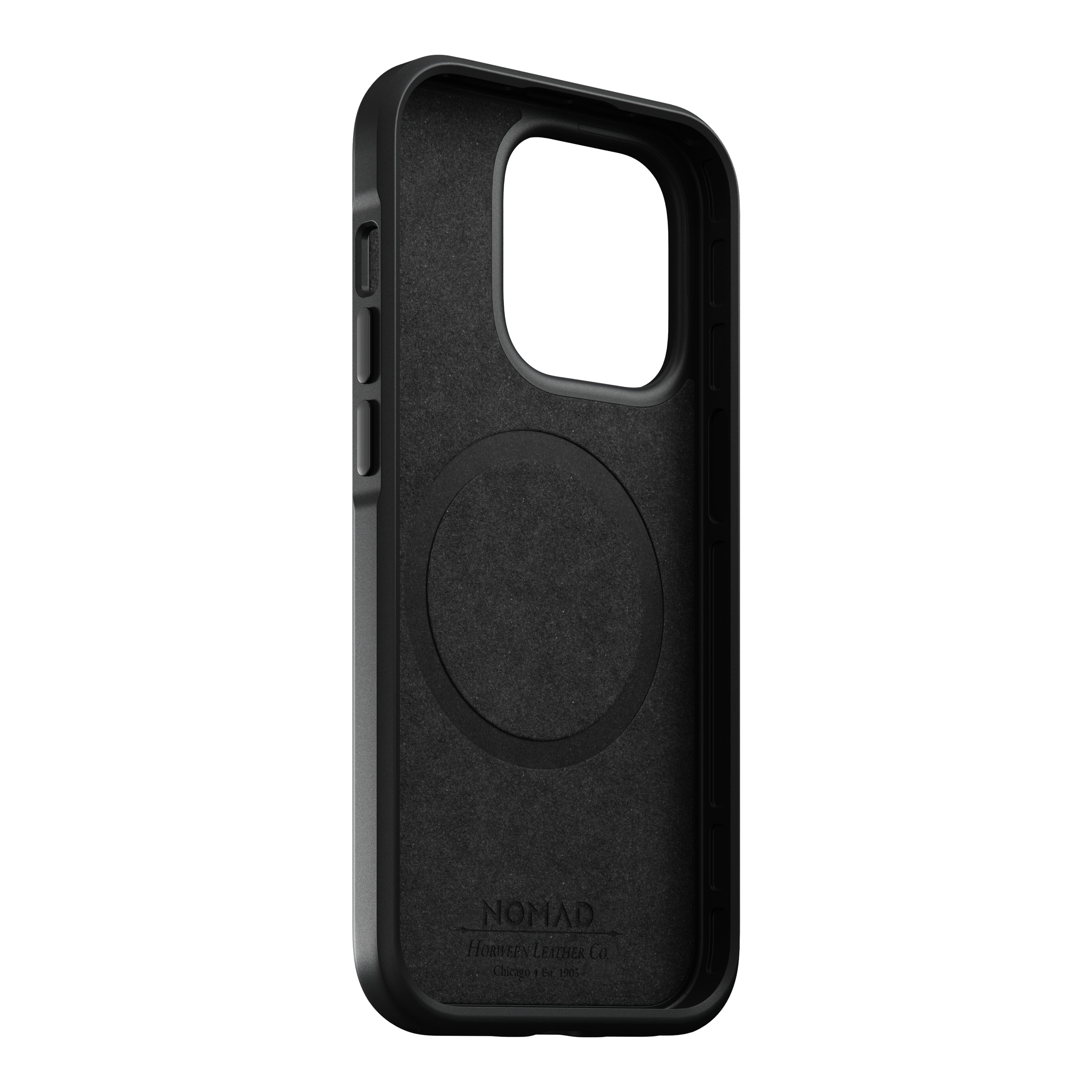 iPhone 14 Pro Modern Leather Case MagSafe Black