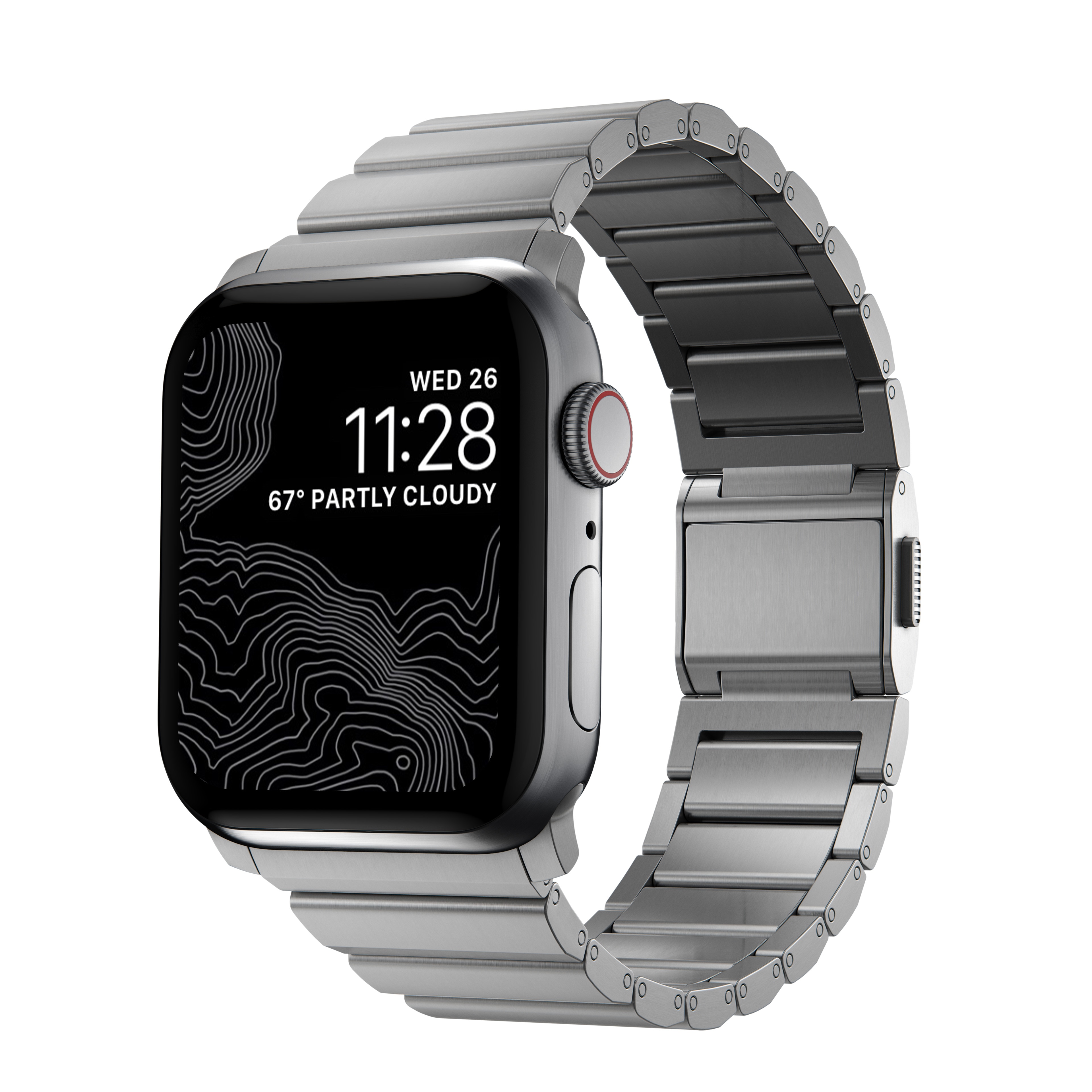 Titanium Band Apple Watch 41mm Series 8 Silver