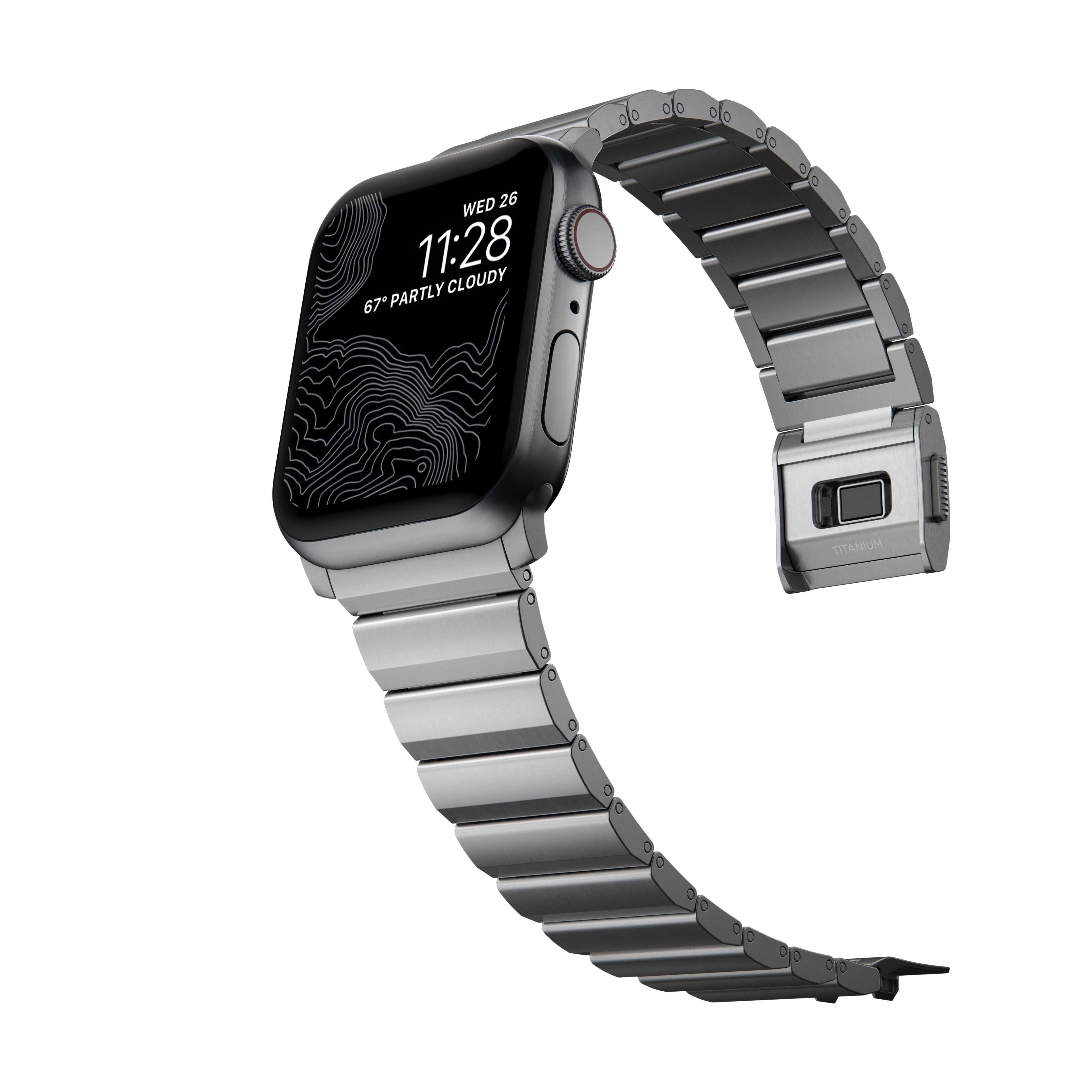 Titanium Band Apple Watch Ultra 49mm Silver