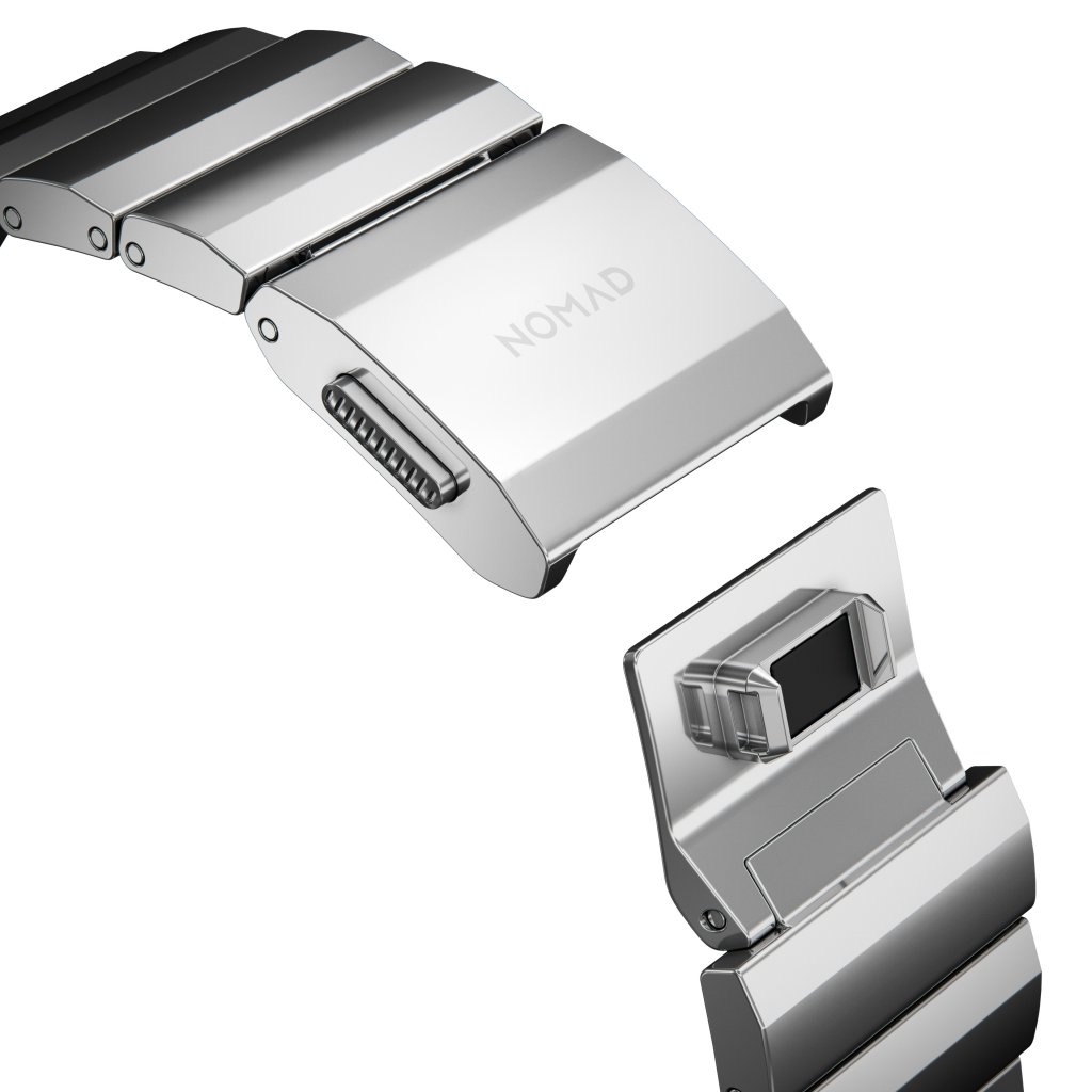 Steel Band Apple Watch SE 44mm Silver