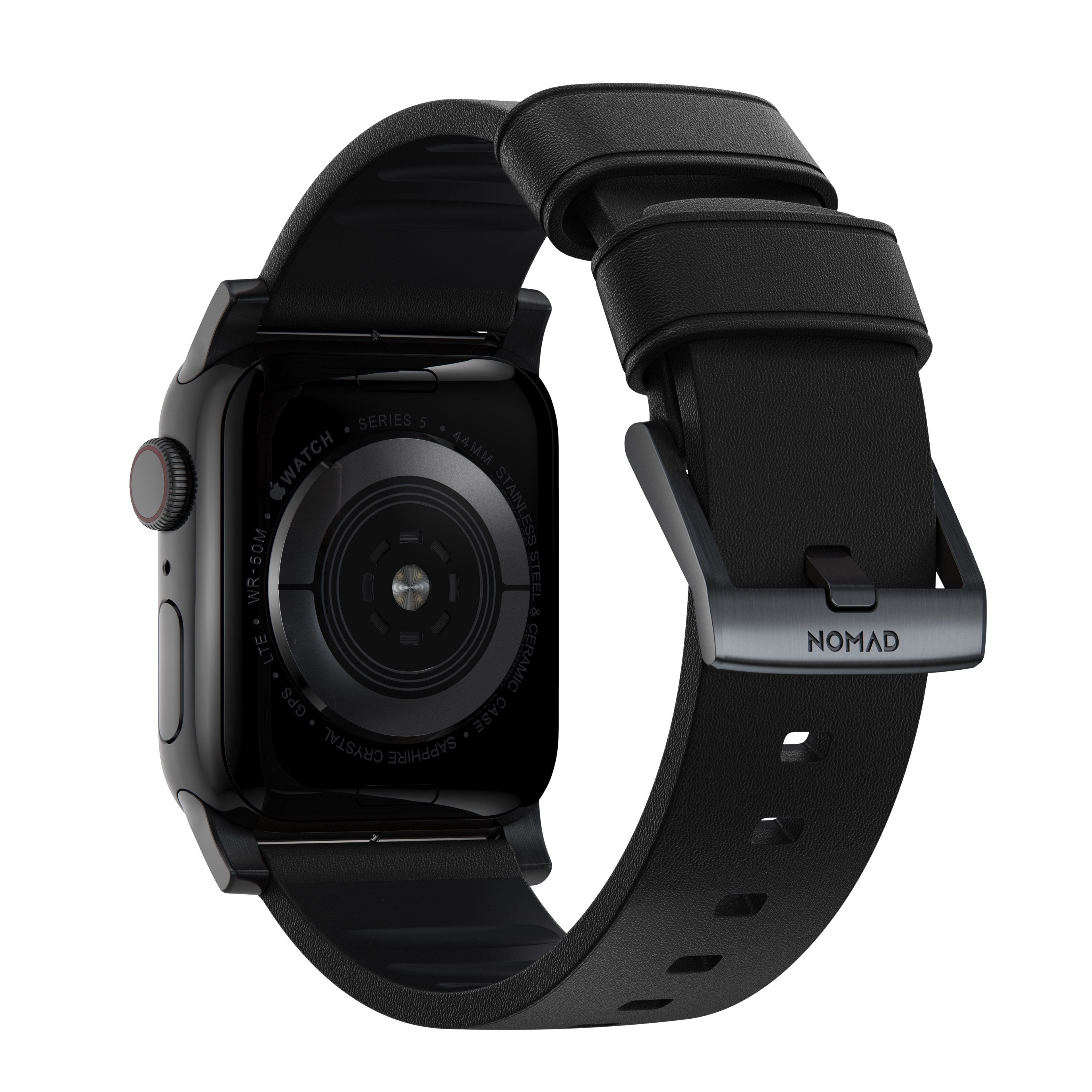 Active Band Pro Apple Watch 44mm Black (Black Hardware)