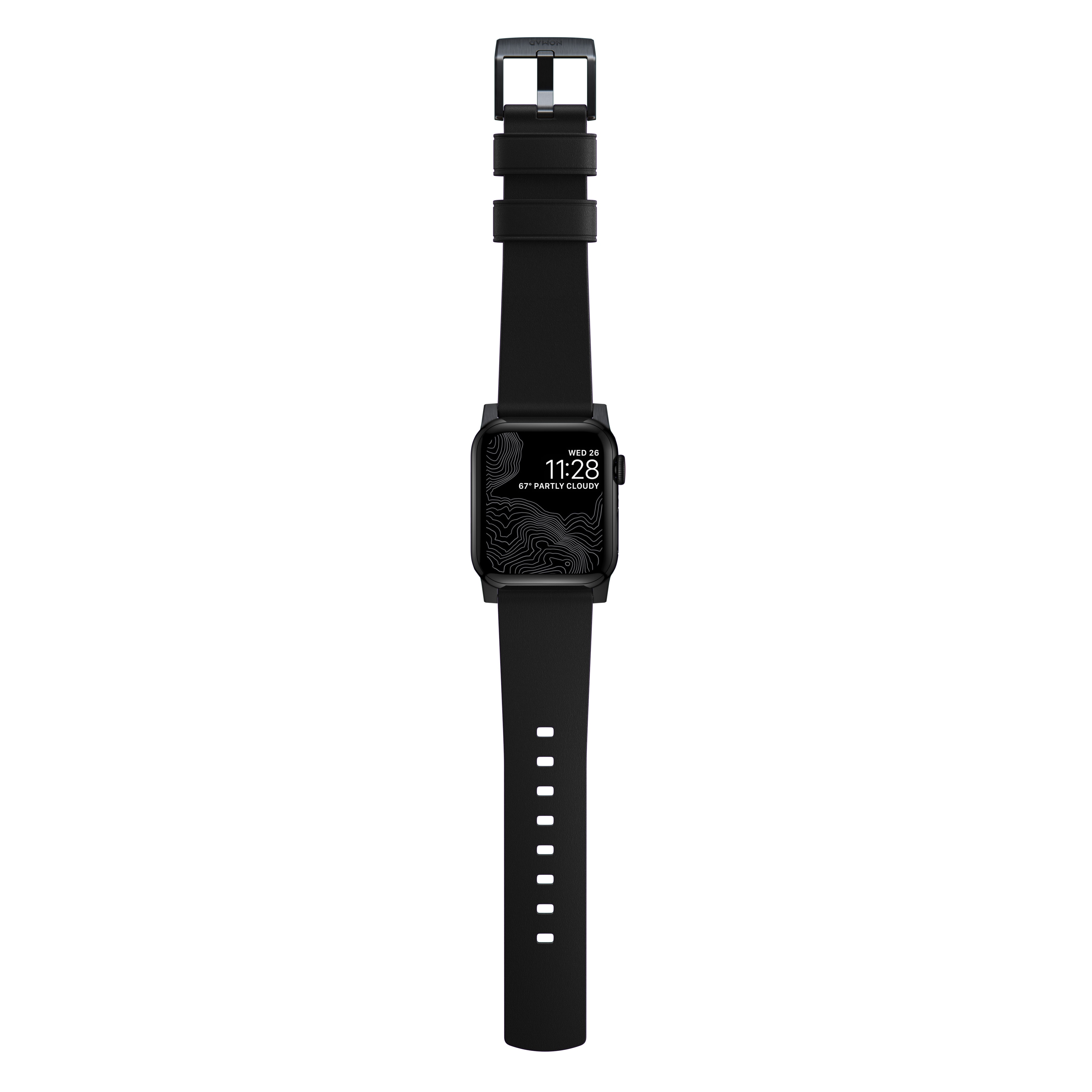 Active Band Pro Apple Watch 44mm Black (Black Hardware)
