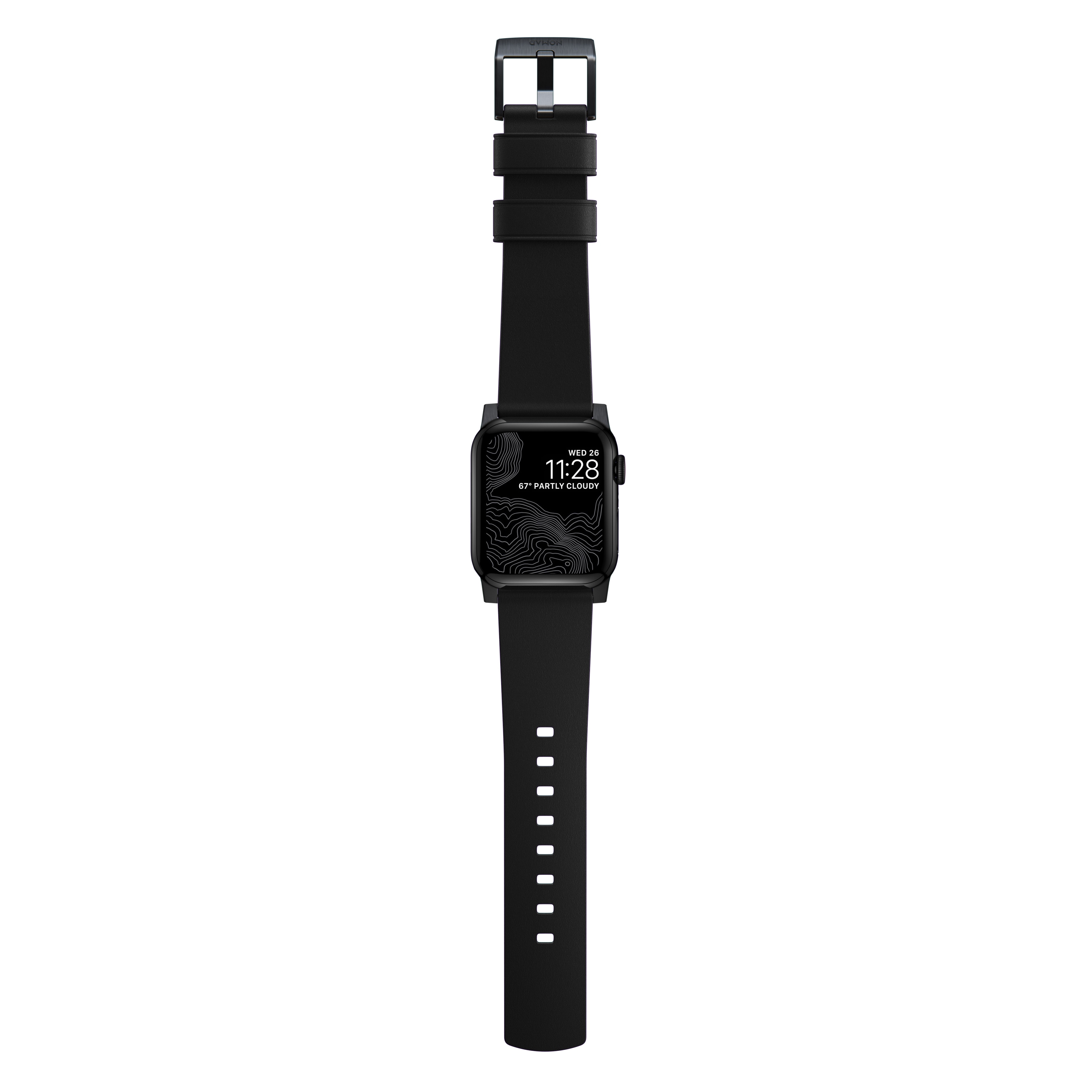 Active Band Pro Apple Watch 45mm Series 8 Black (Black Hardware)