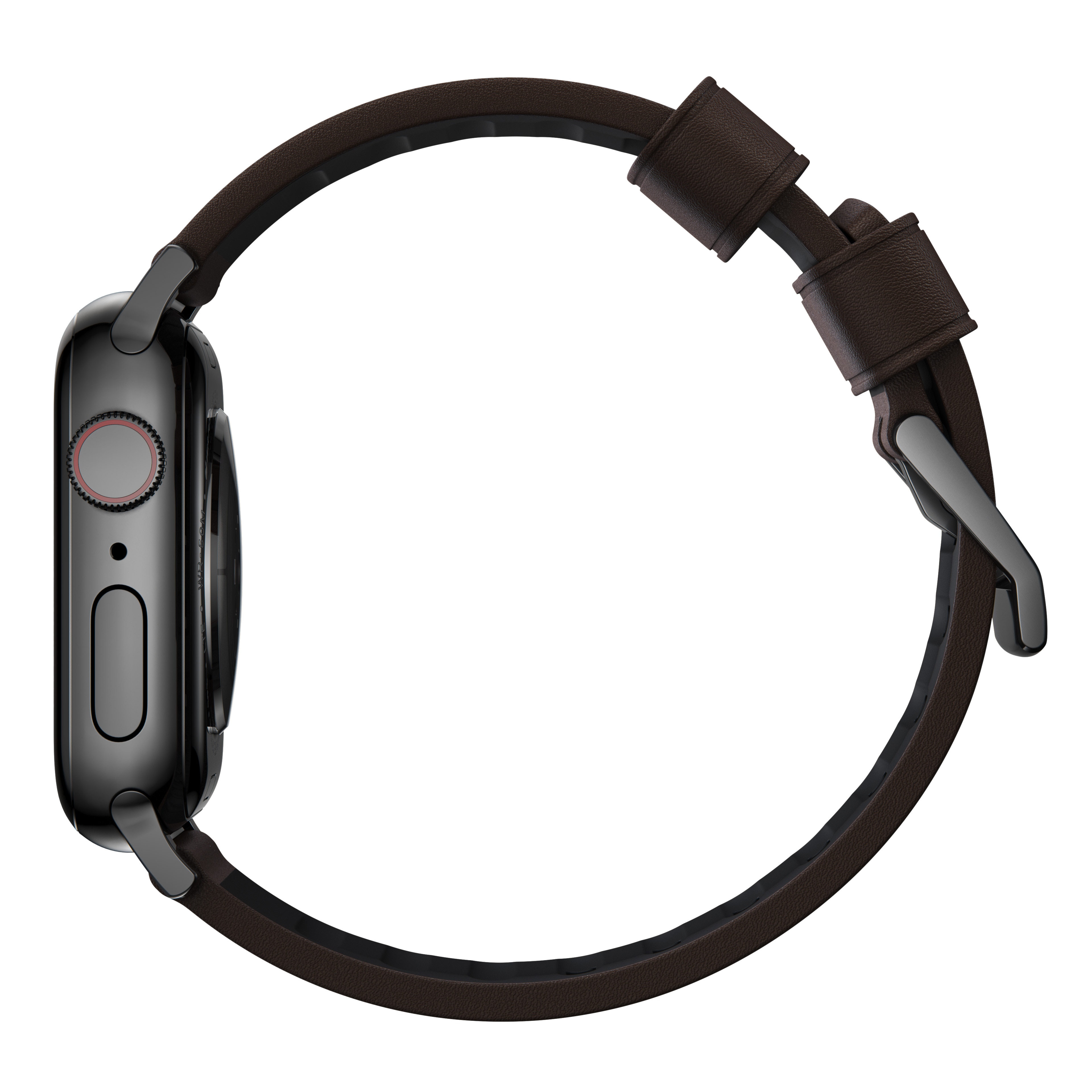 Active Band Pro Apple Watch SE 44mm Classic Brown (Black Hardware)