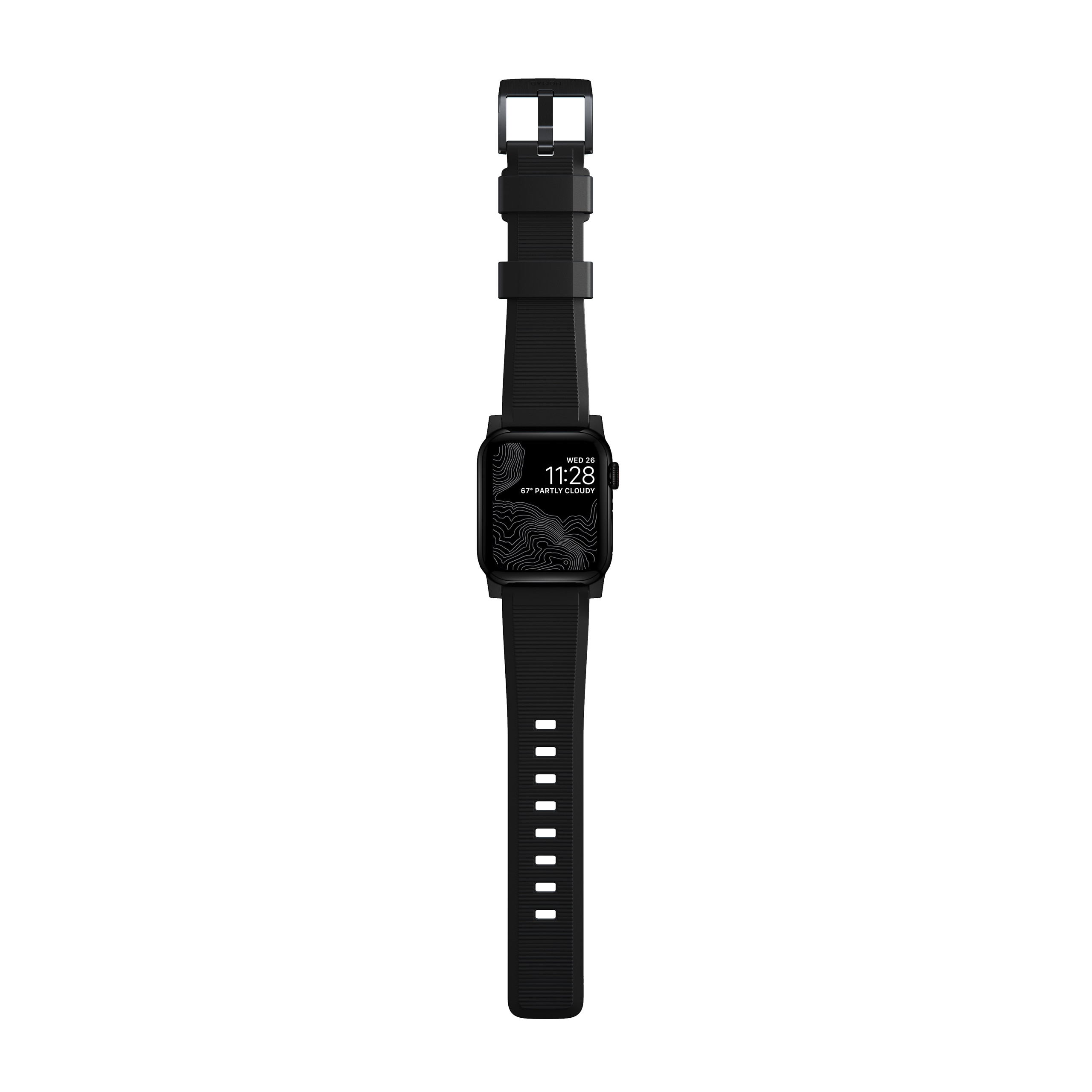 Apple Watch 40mm Rugged Band Black (Black Hardware)