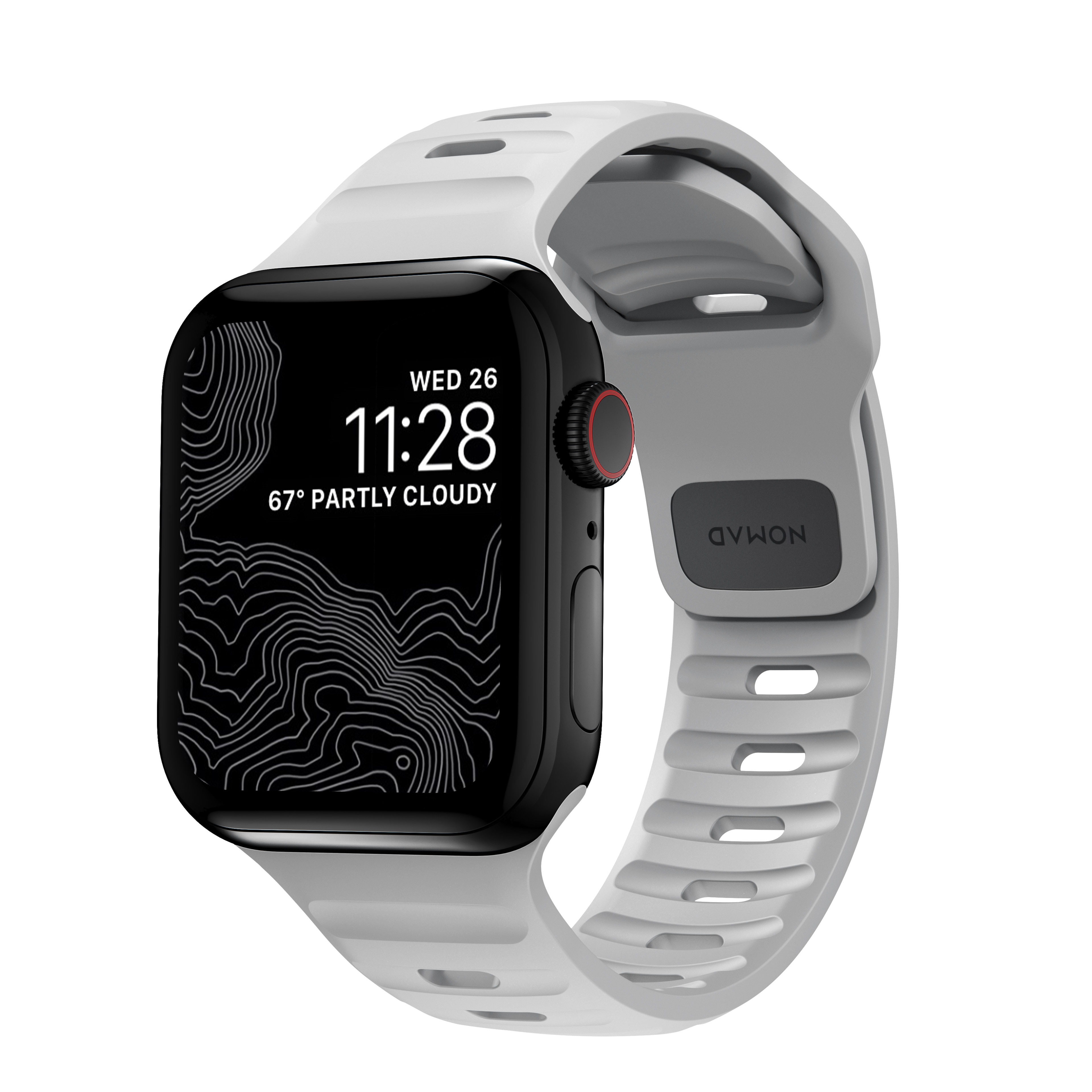 Apple Watch 42/44/45/49 mm Sport Band Lunar Gray