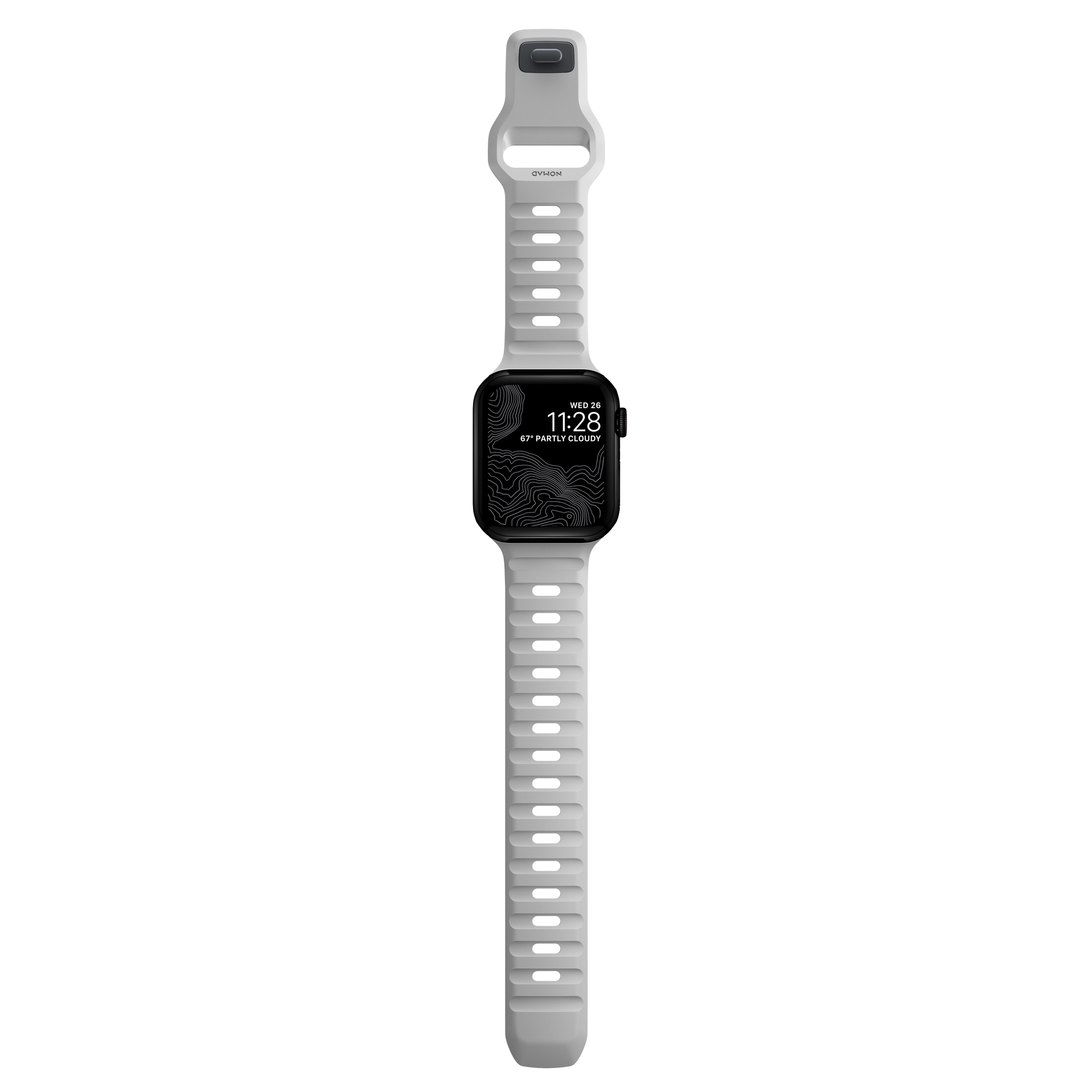Apple Watch 45mm Series 8 Sport Band Lunar Gray
