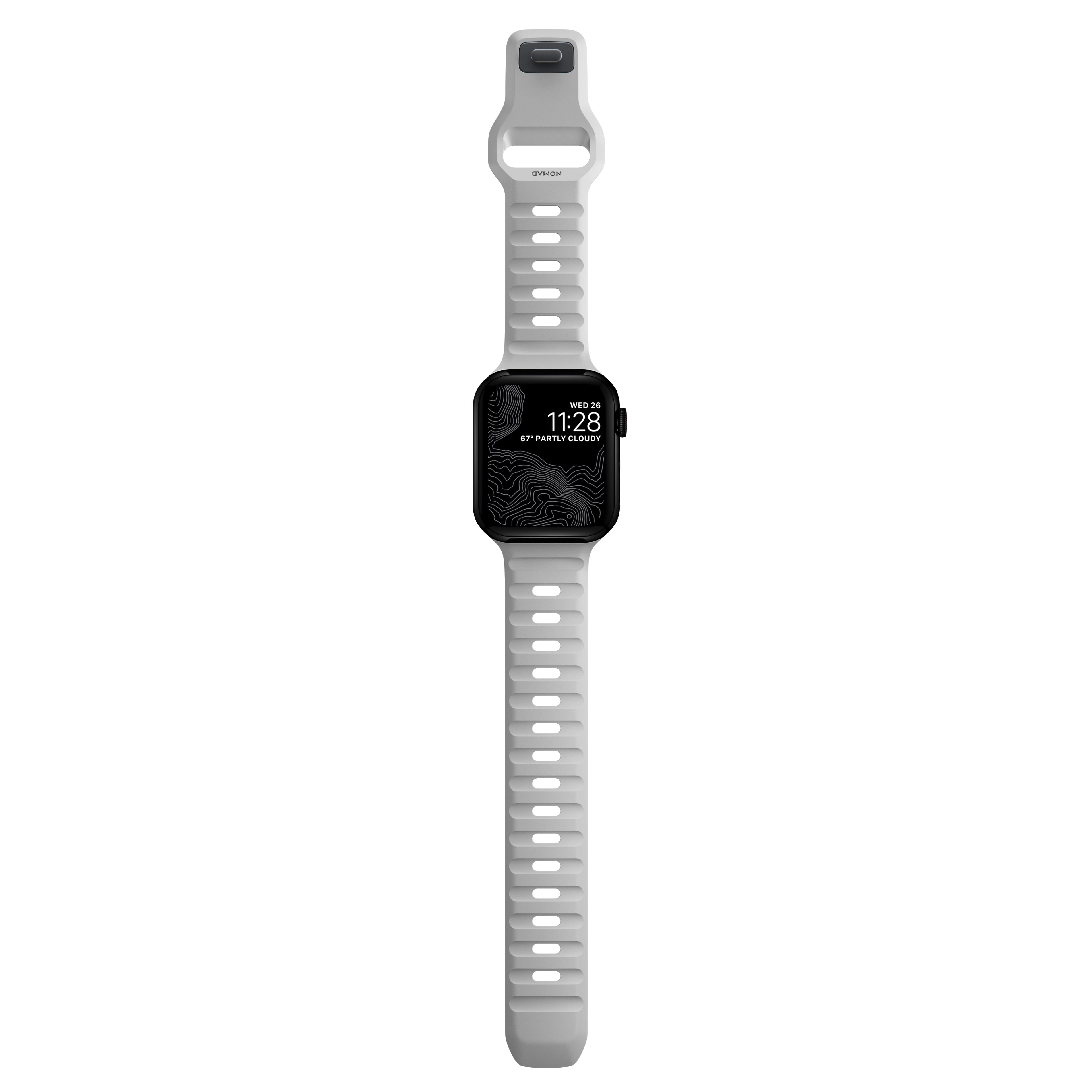 Apple Watch SE 44mm Sport Band Lunar Gray