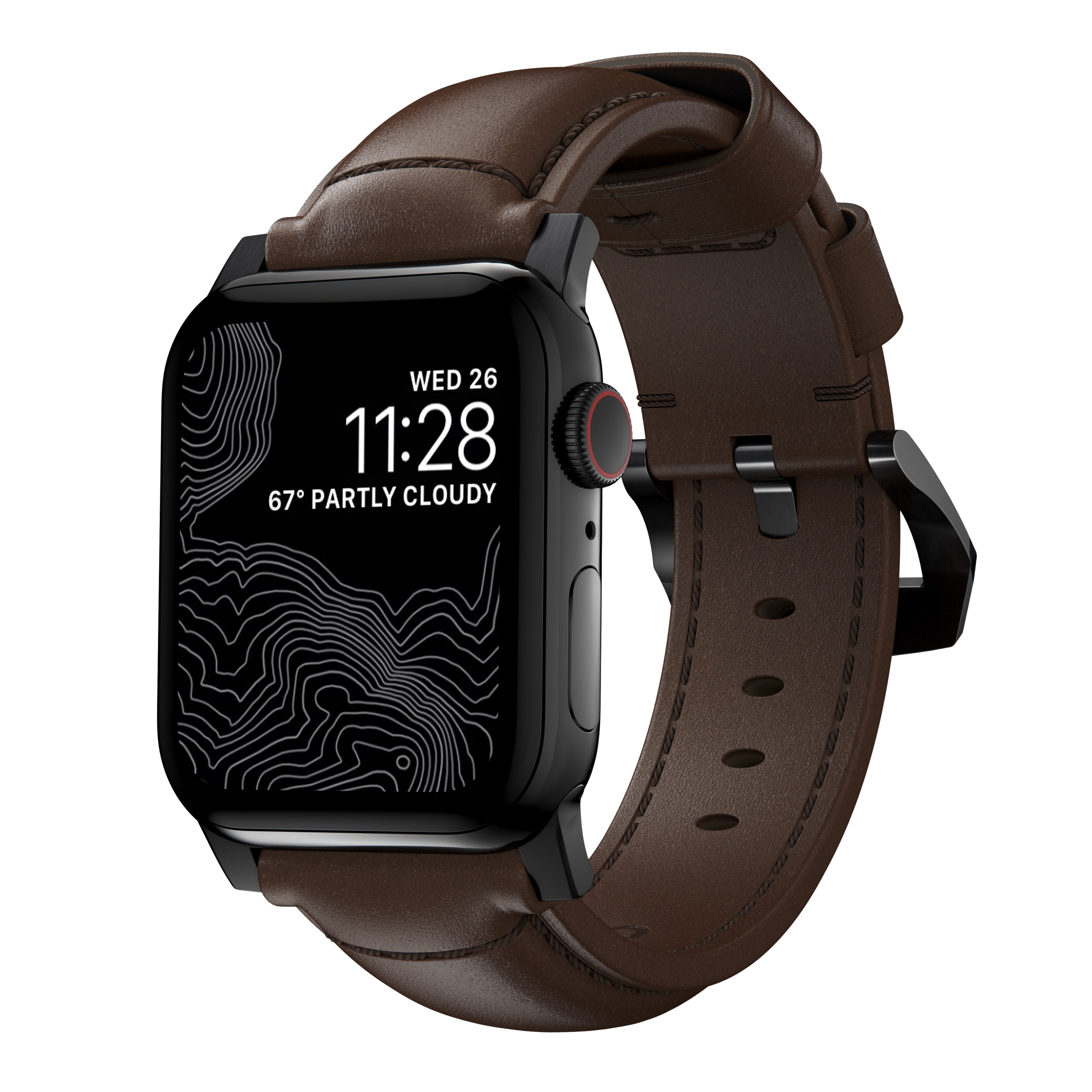 Traditional Strap Apple Watch 42/44/45mm Rustic Brown