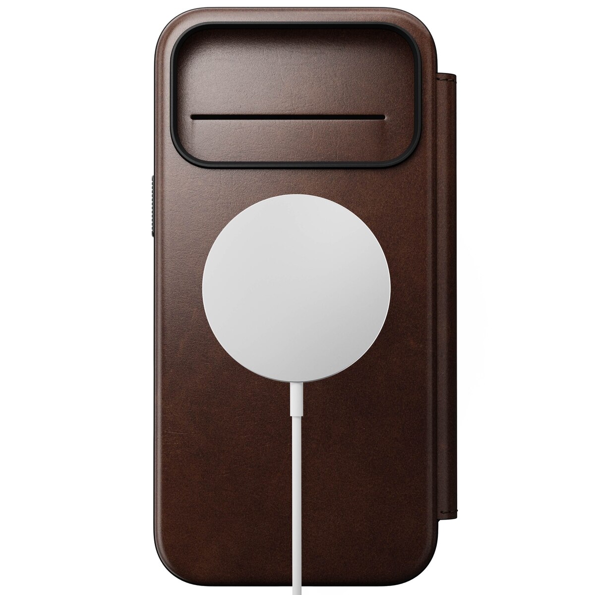 iPhone 17 Pro Max Modern Horween Leather Folio MagSafe Rustic Brown