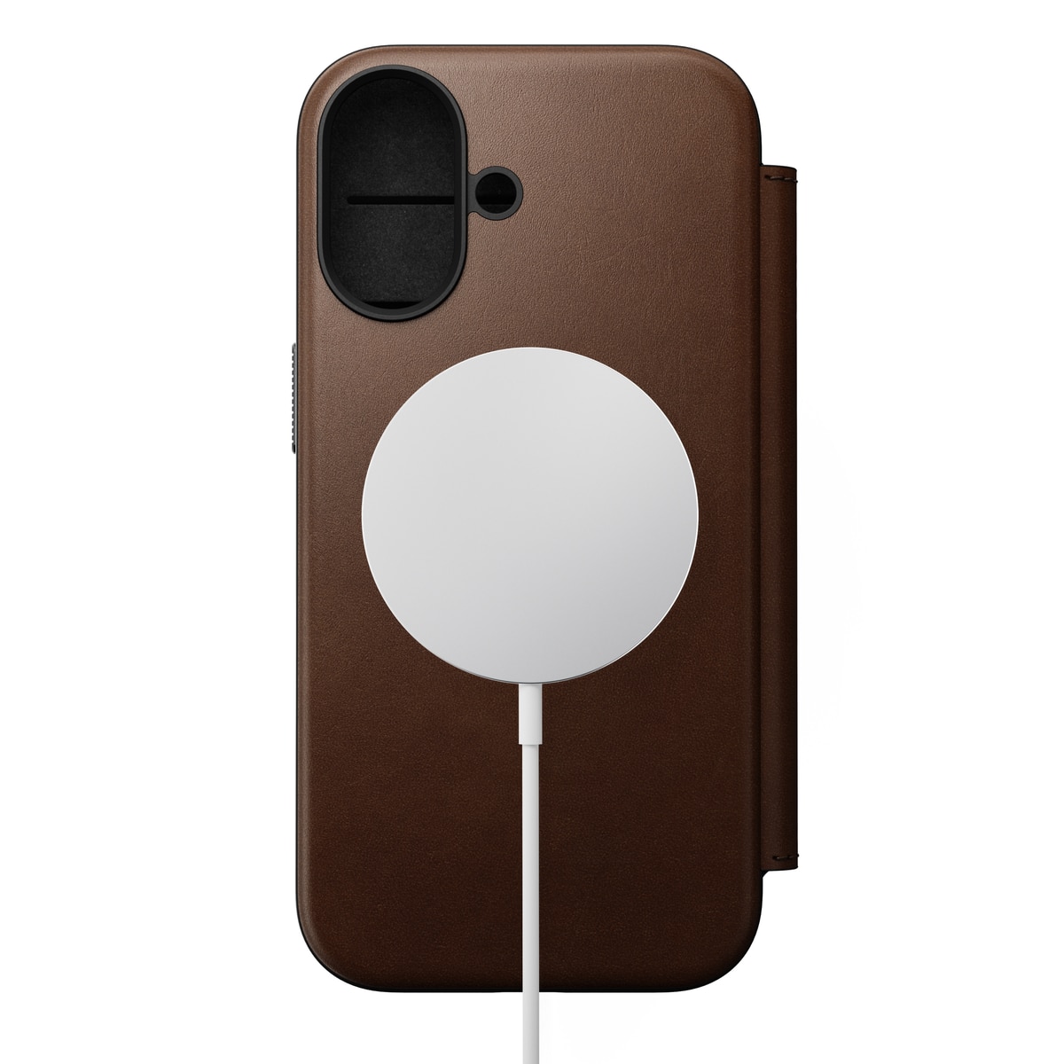 iPhone 17 Modern Leather Folio MagSafe Brown
