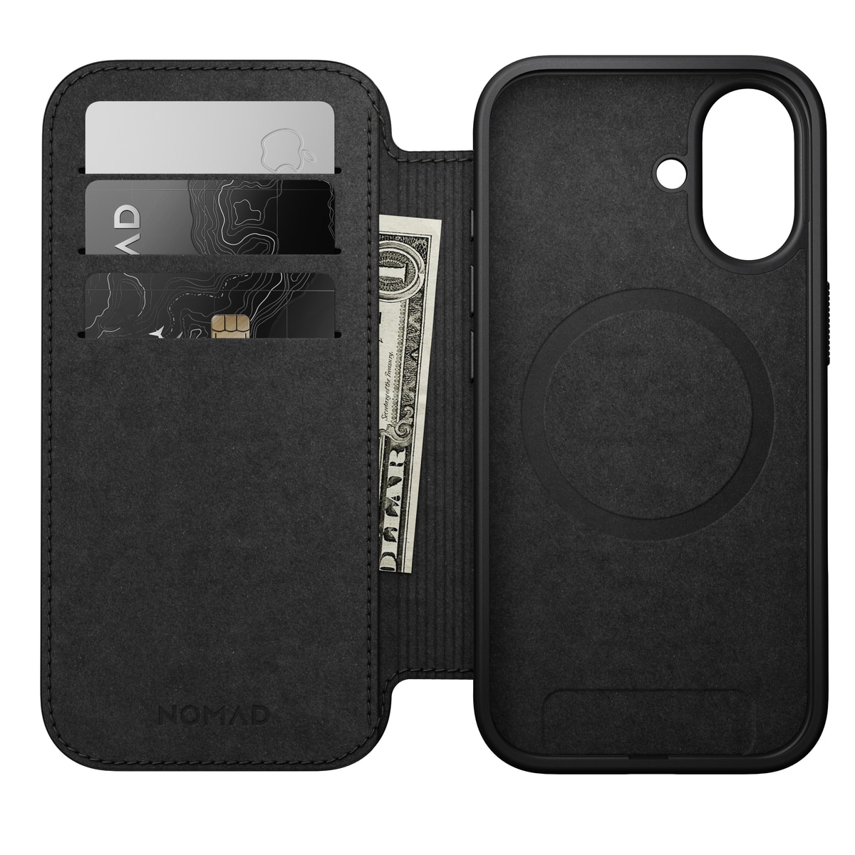 iPhone 17 Modern Leather Folio MagSafe Brown