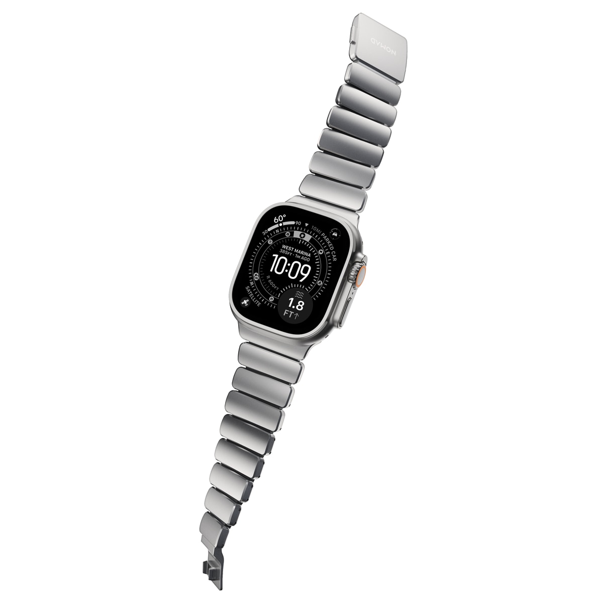 Stratos Band Apple Watch Ultra 49mm 2nd Gen Black Titanium - Black