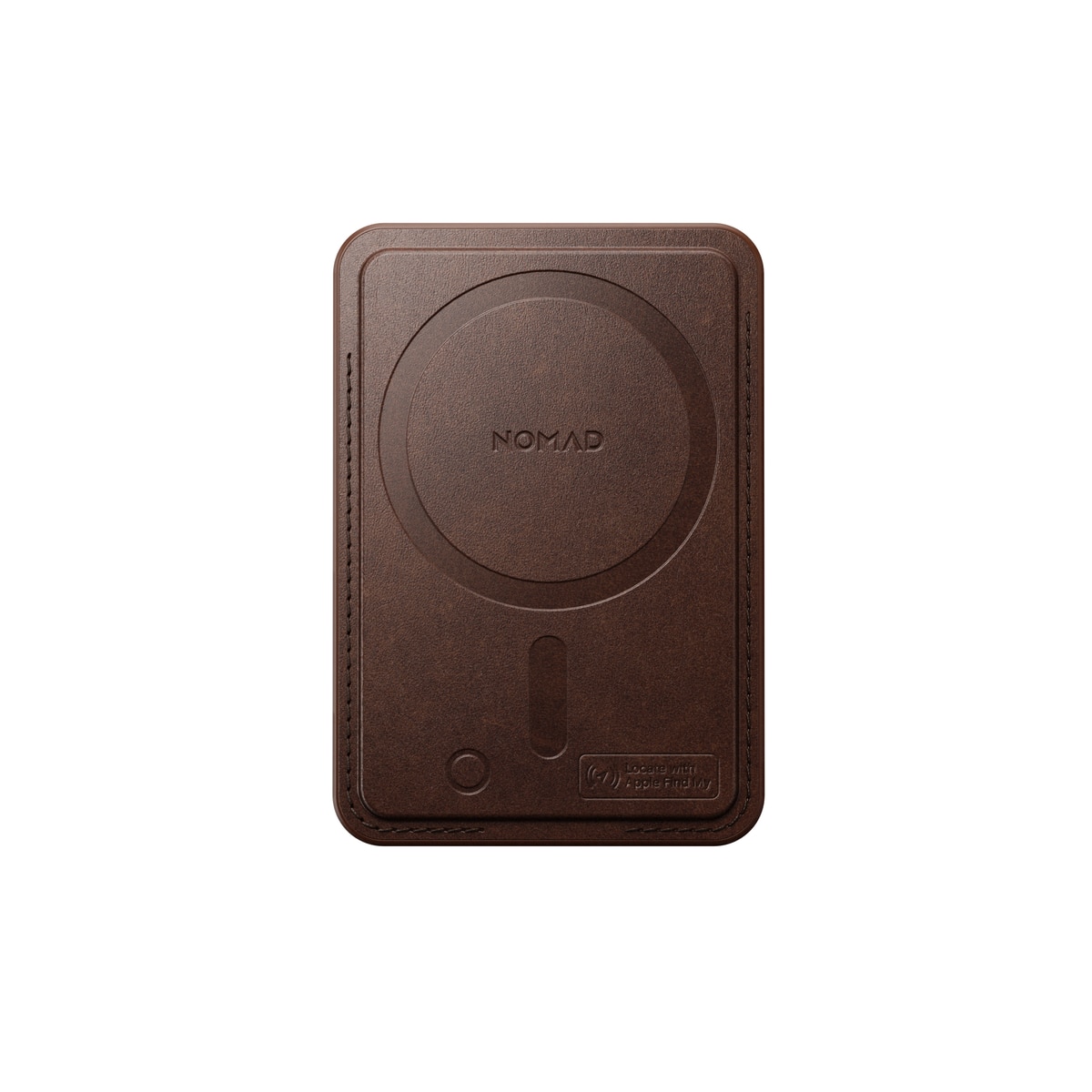 Mag Wallet with Tracking Horween Leather  Rustic Brown