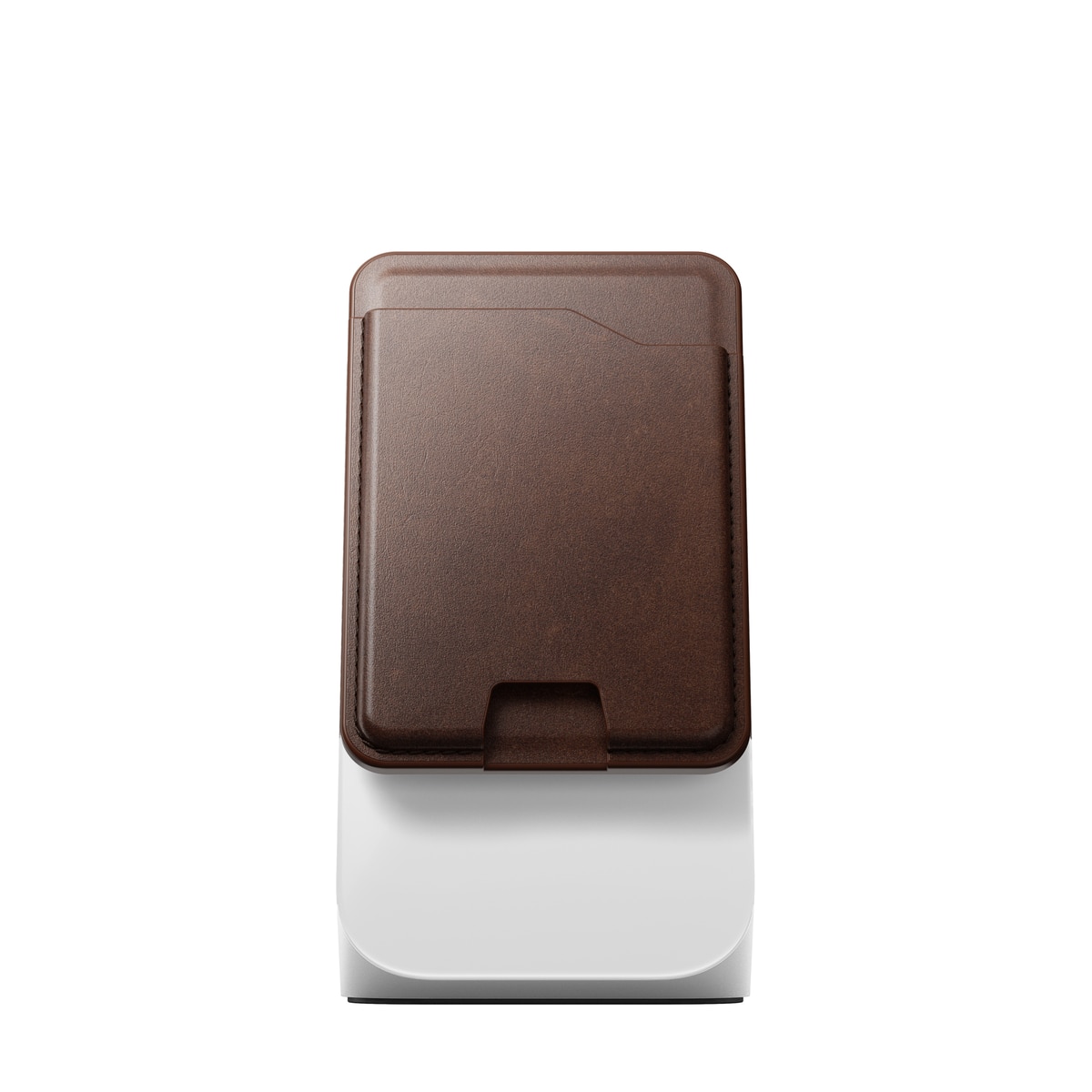 Mag Wallet with Tracking Horween Leather  Rustic Brown