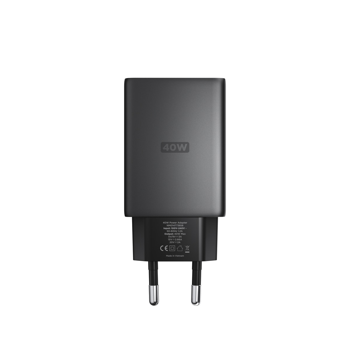 Power Wall Charger Slim USB-C 40W Carbide