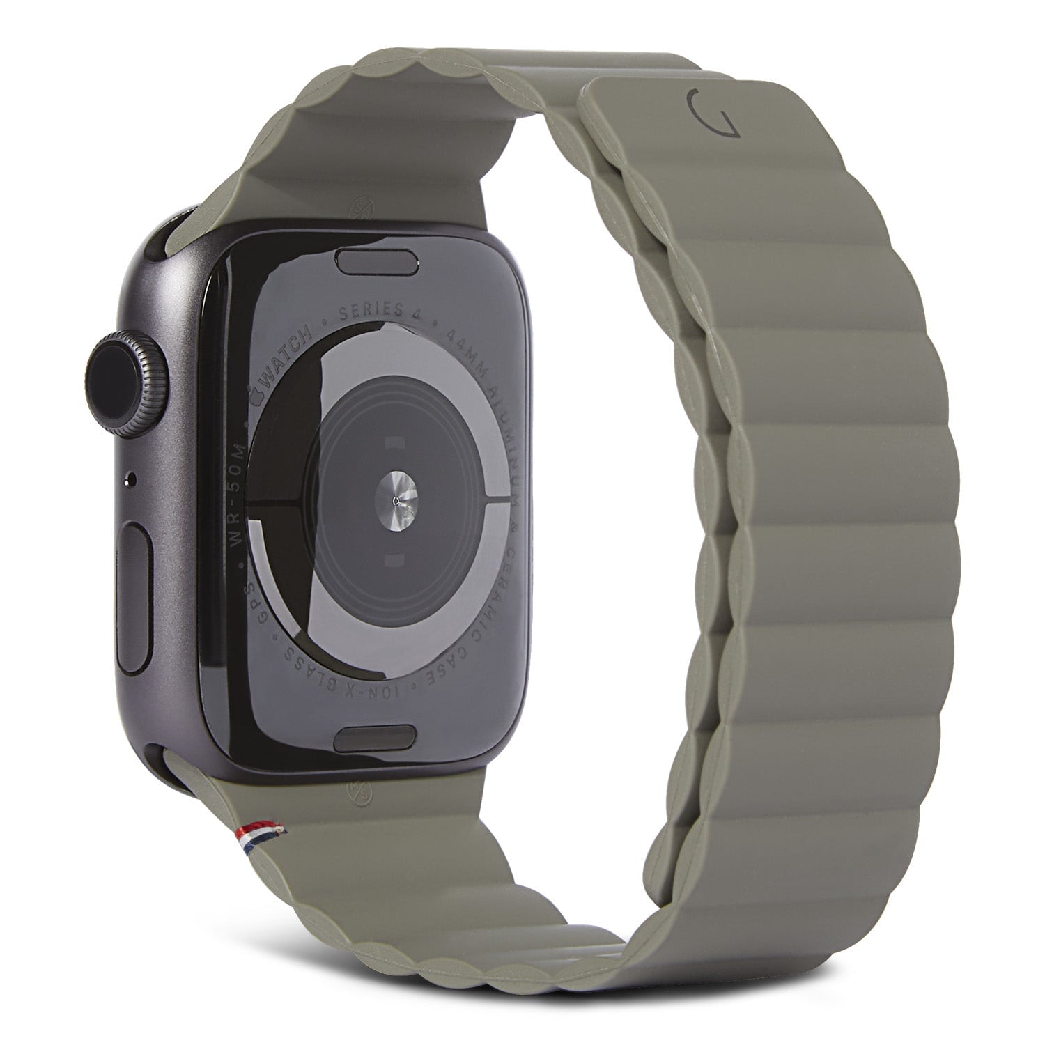 Silicone Magnetic Traction Strap Lite Apple Watch 42/44/45/49 mm Olive