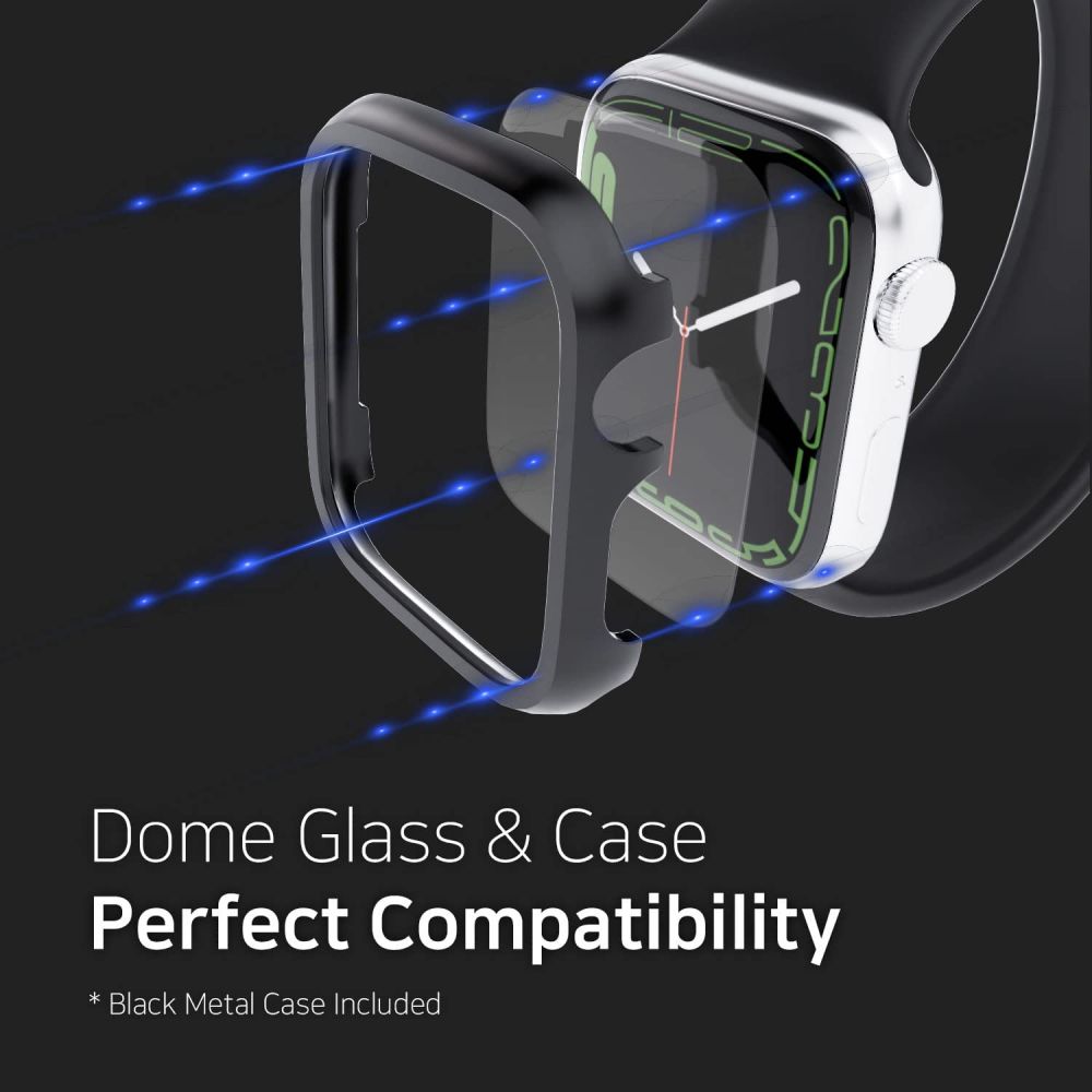 Dome Glass Screen Protector Apple Watch 41mm Series 7 (2-pack)