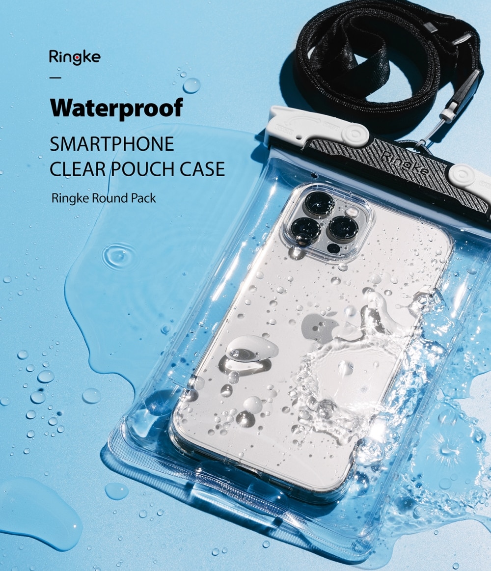 Waterproof Pouch Phone Case Black
