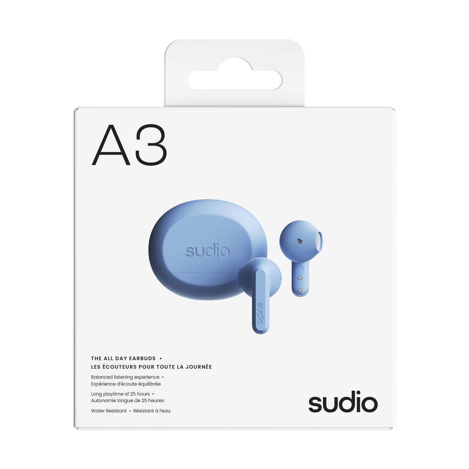 A3 Trådløse In-ear Høretelefoner Blå